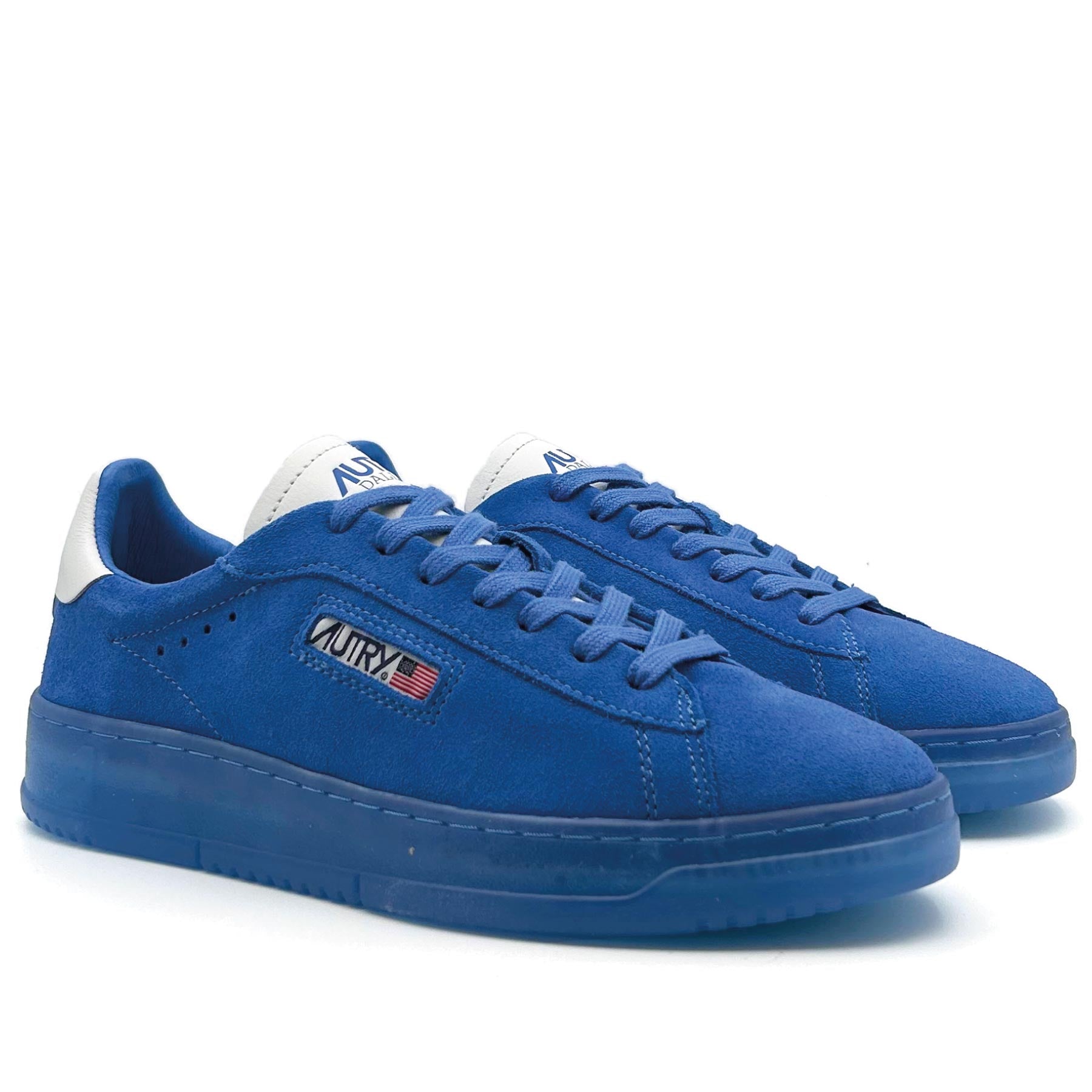 Dallas Low Man Suede Leather Palblu Marsh