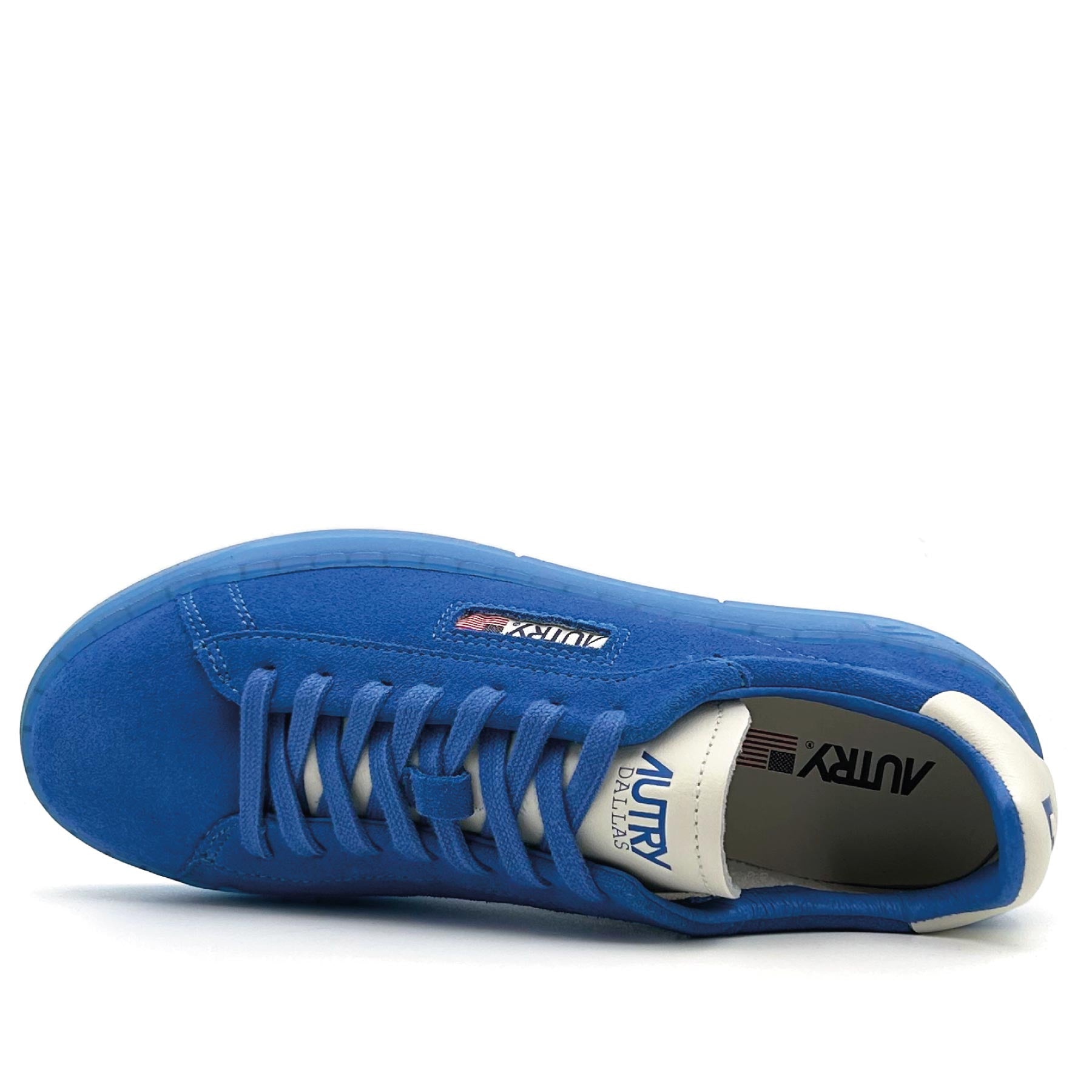 Dallas Low Man Suede Leather Palblu Marsh