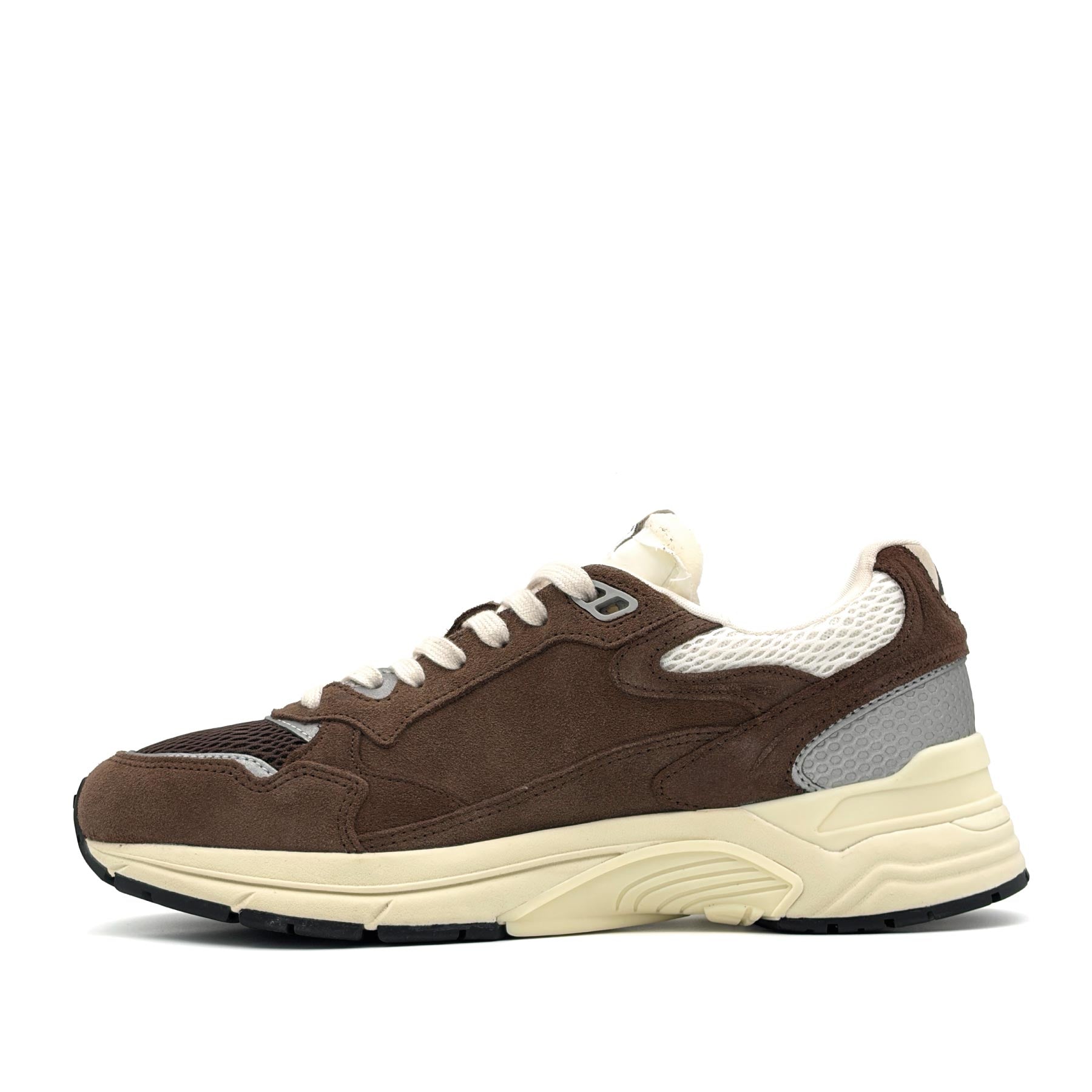 Hyperway Low Man Suede Mesh Cotton Marshmallow Terracotta