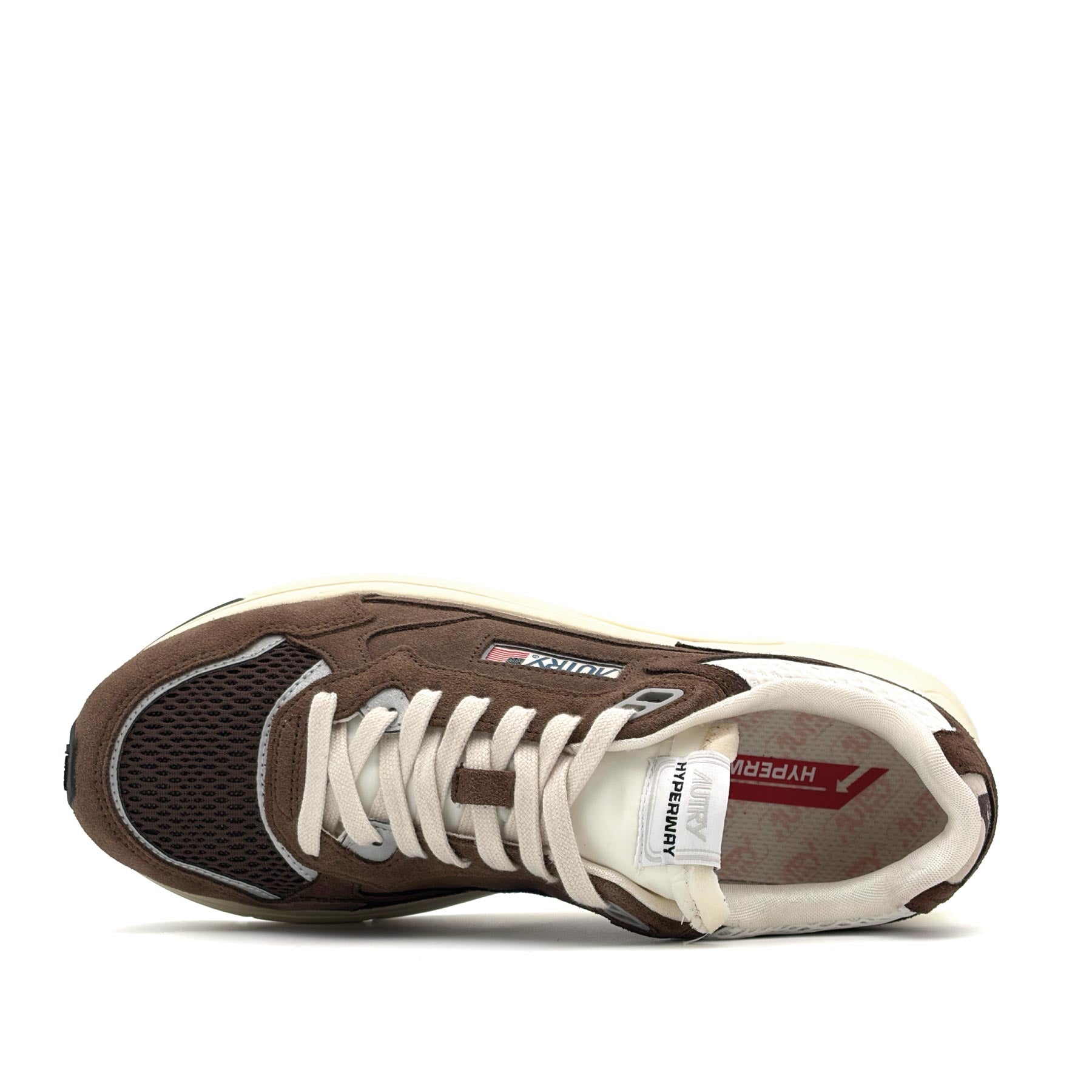Hyperway Low Man Suede Mesh Cotton Marshmallow Terracotta