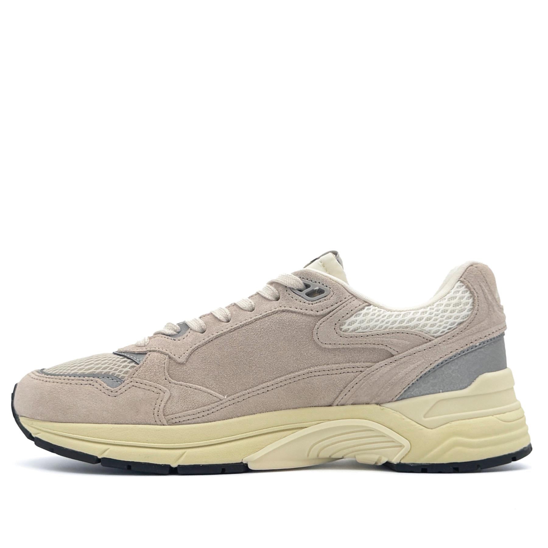 Hyperway Low Man Suede Mesh Sand Silver