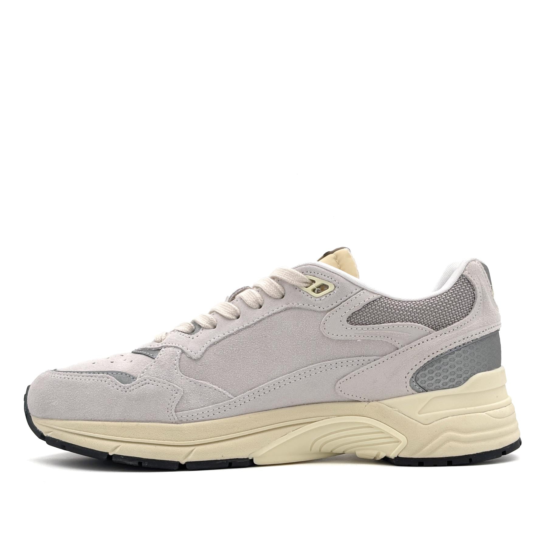 Hyperway Low Man Suede Meshref White Silver