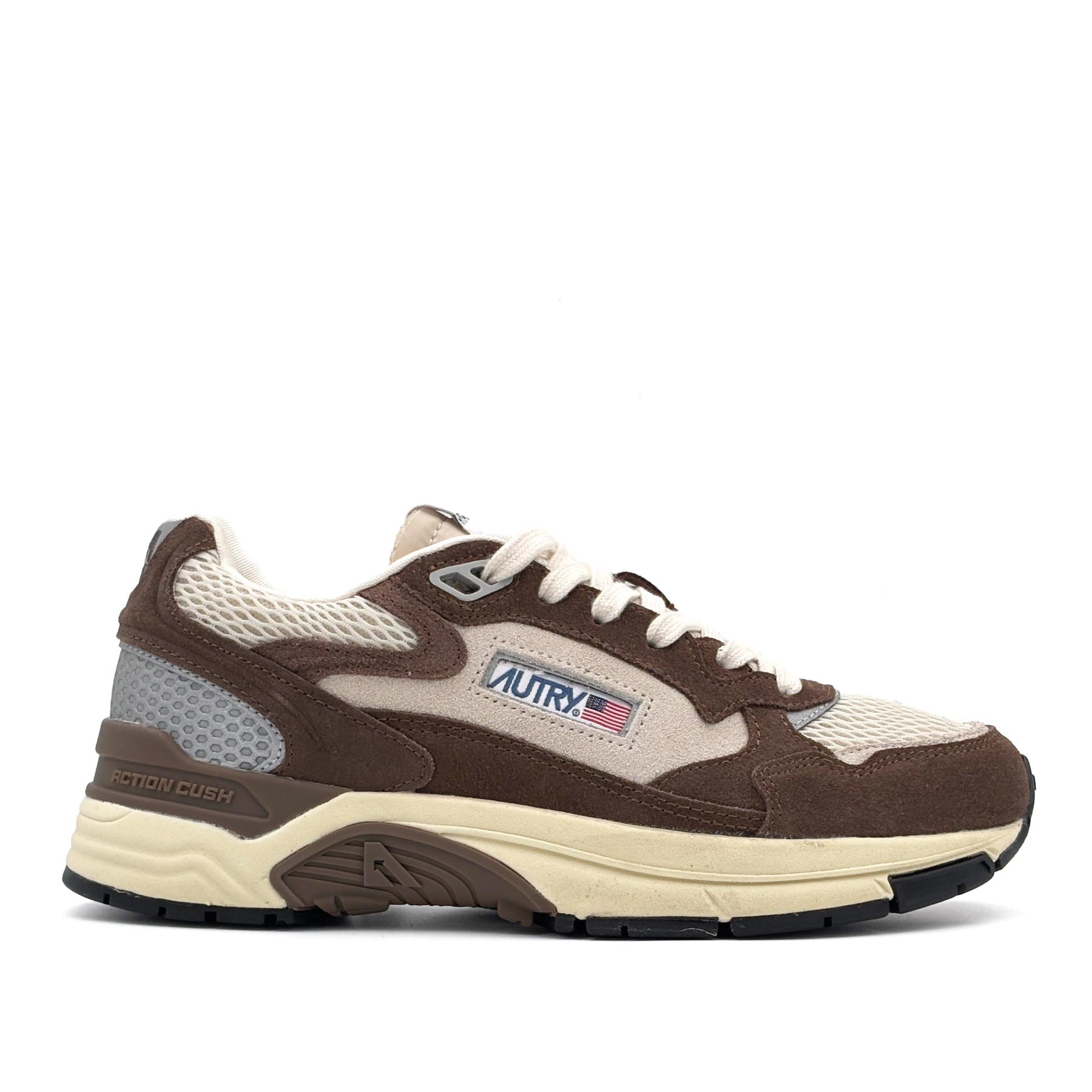 Hyperway Low Women Suede Mesh Sand Brick Red