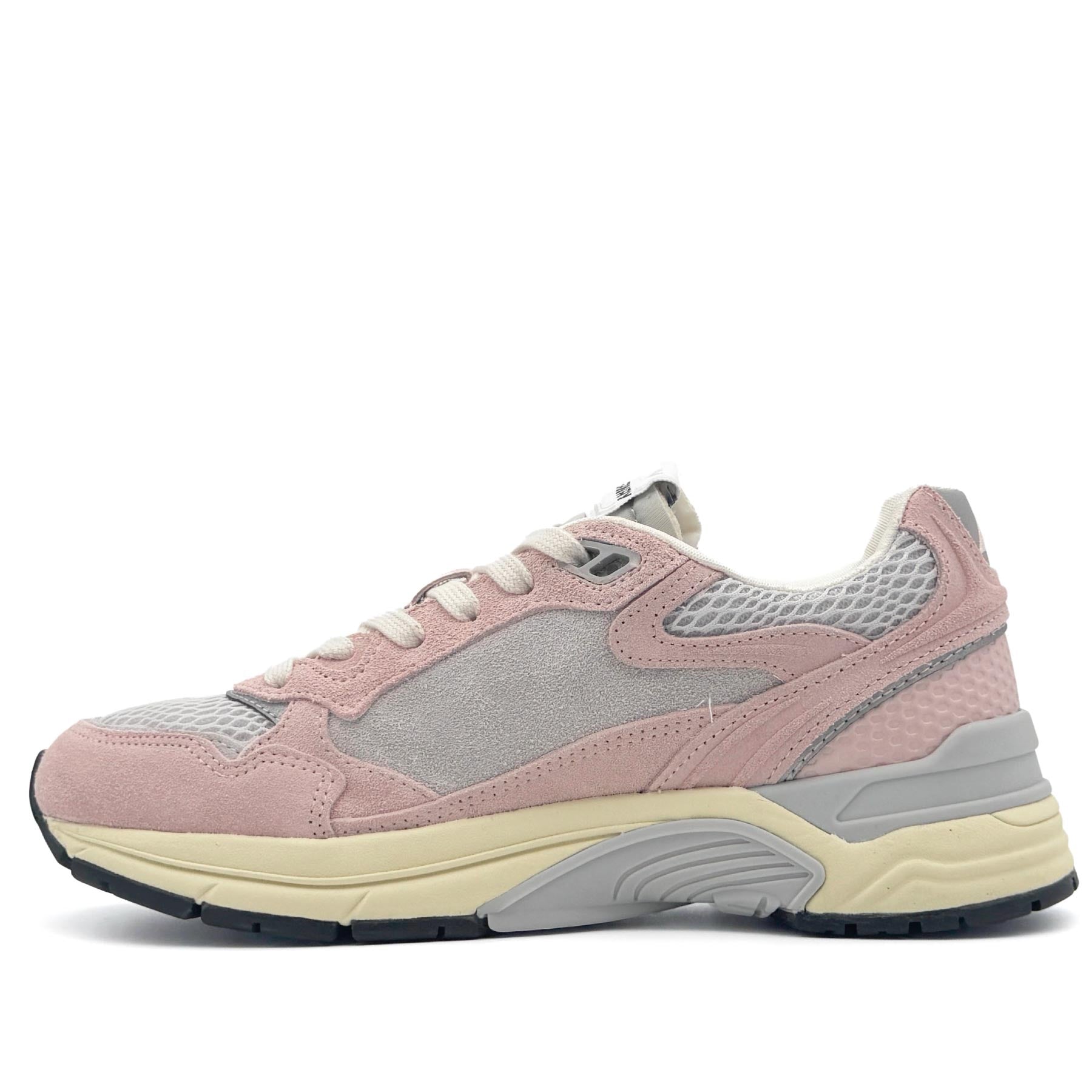 Hyperway Low Women Suede Mesh Powder Silver