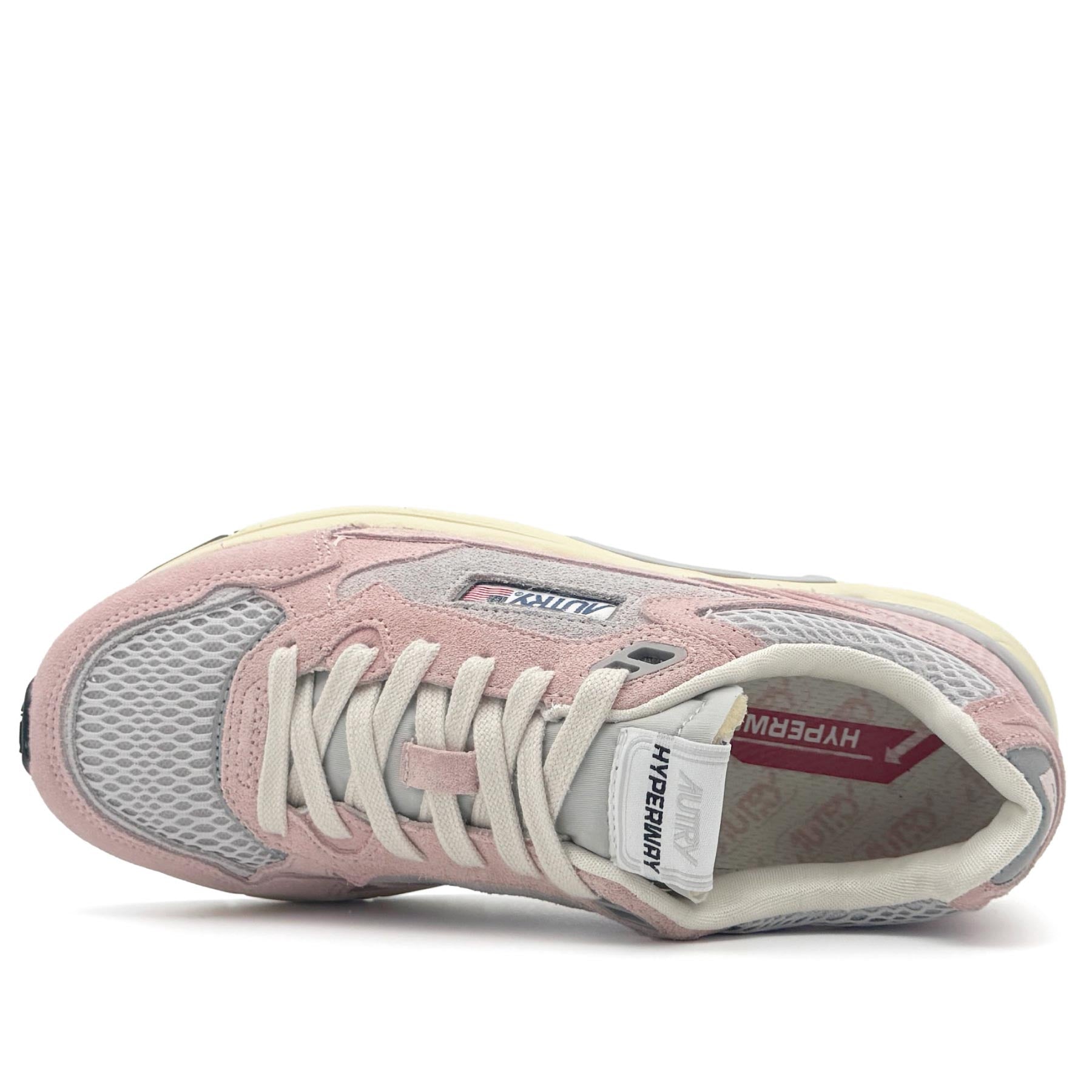 Hyperway Low Women Suede Mesh Powder Silver