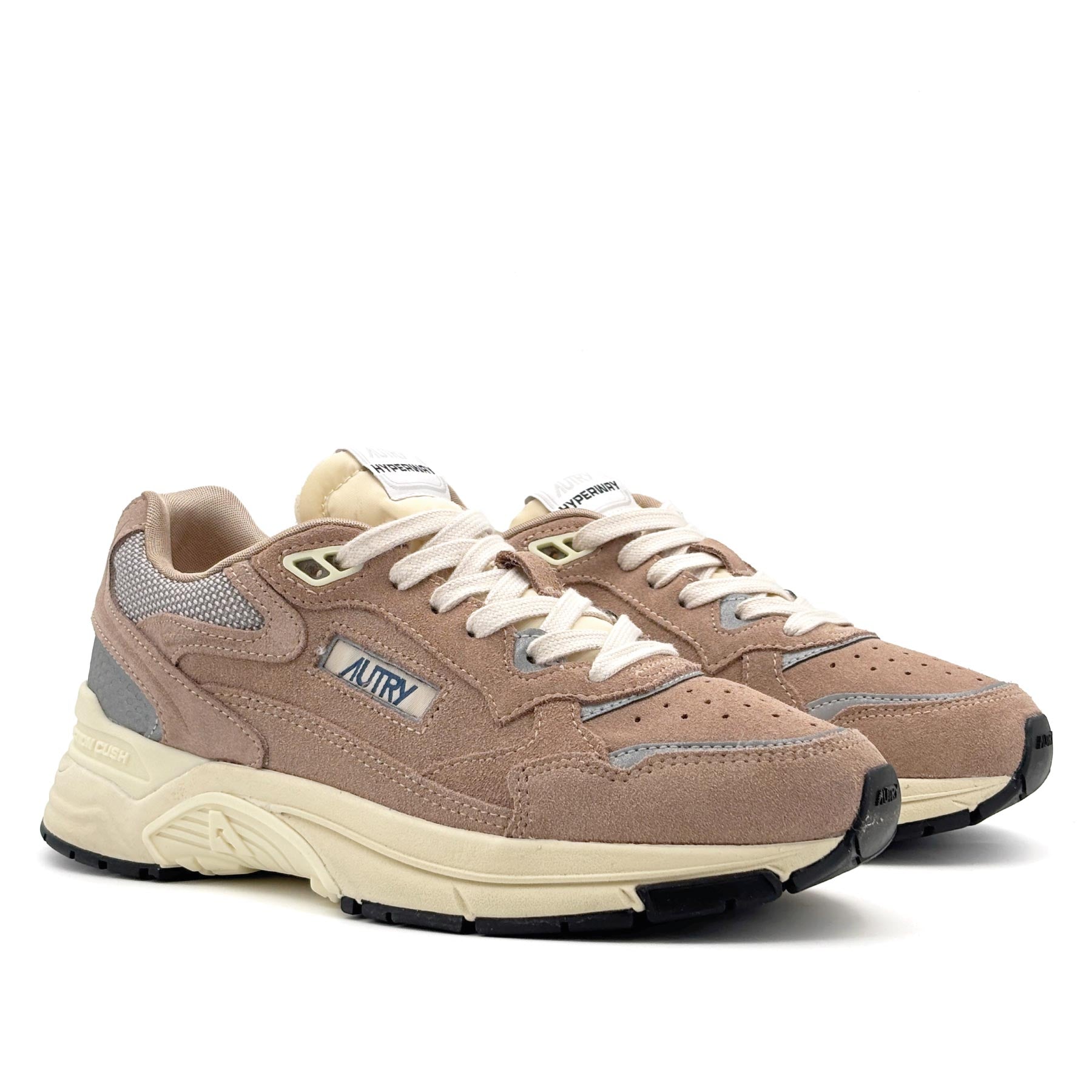 Hyperway Low Women Suede Mesh Southern Moonlight Silver