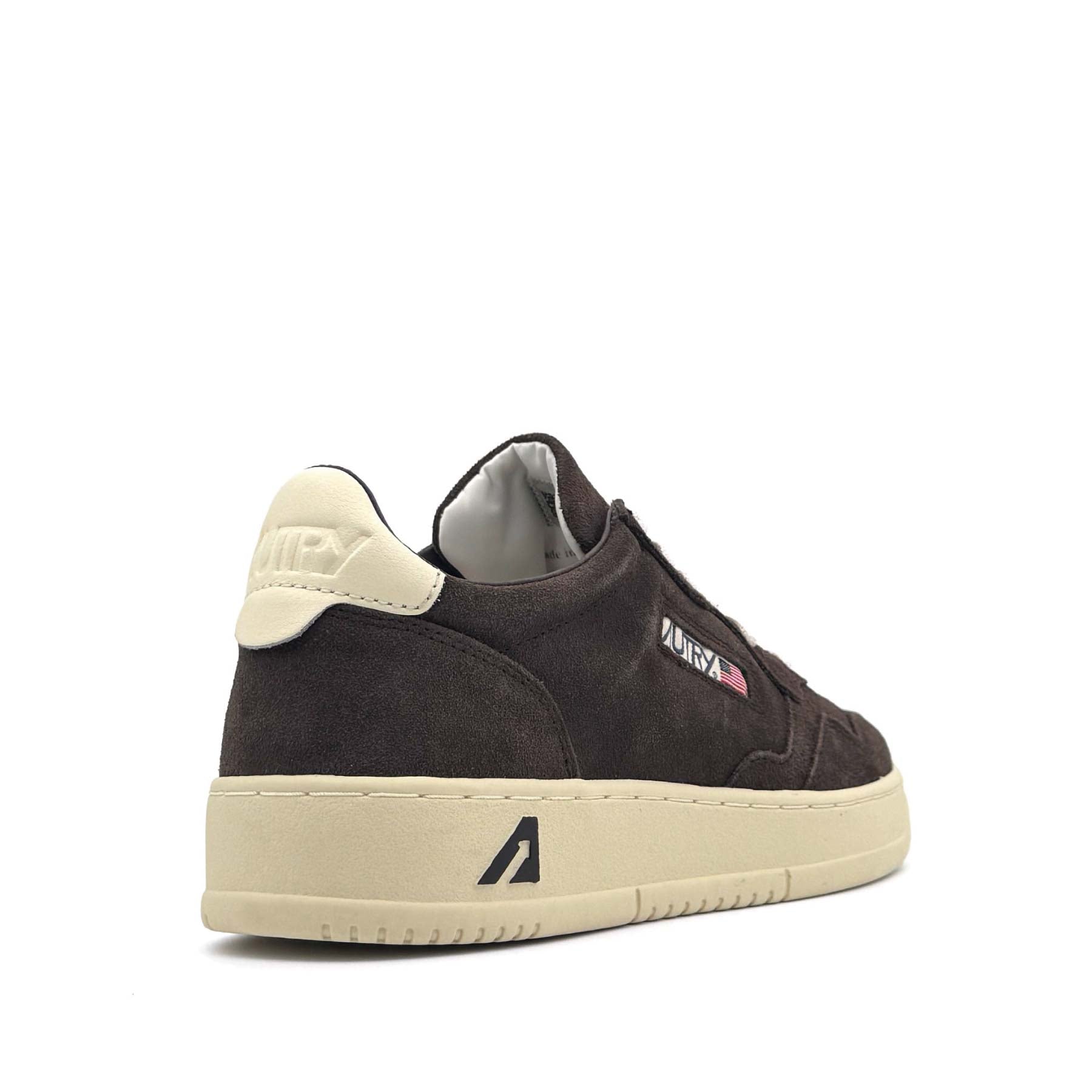 Medalist Low Man Finish Suede Moka White