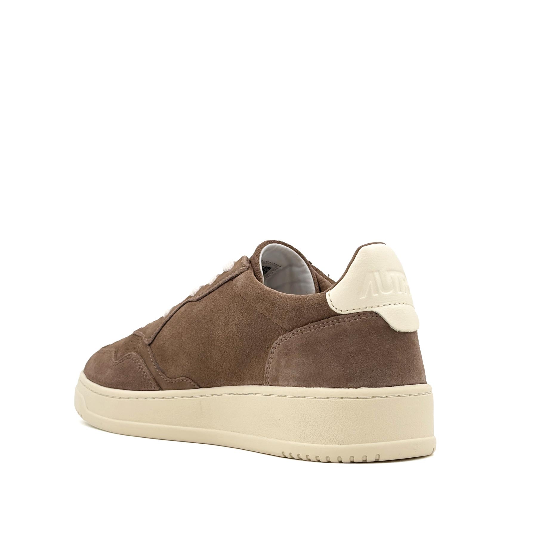 Medalist Low Man Leather Finish Suede Cigar White