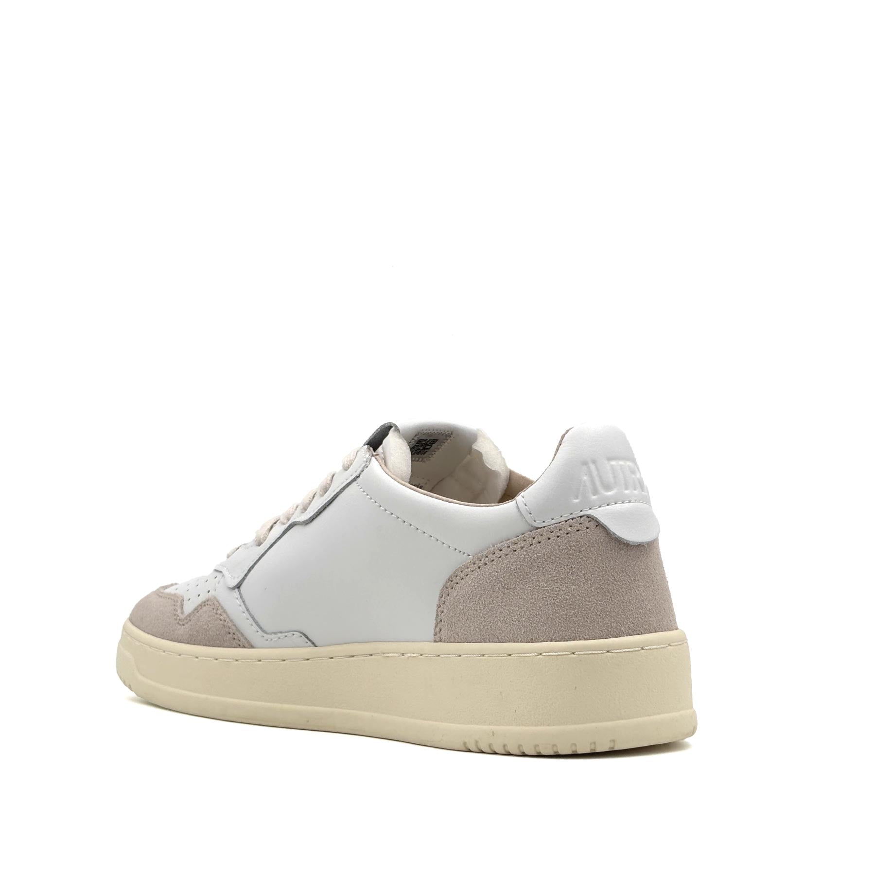 Medalist Low Man Leather Suede White