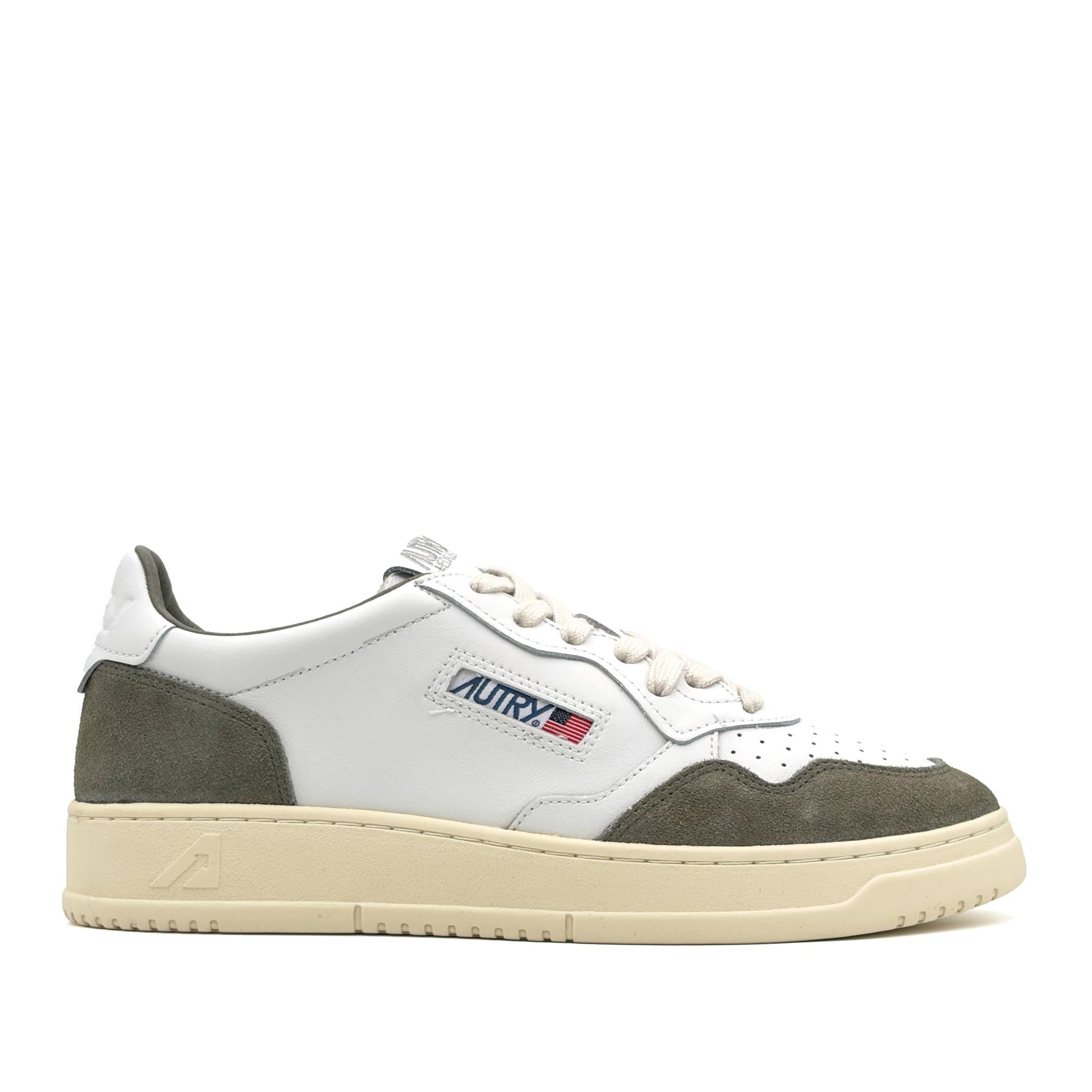 Medalist Low Man Soft Leather White Smoked Green