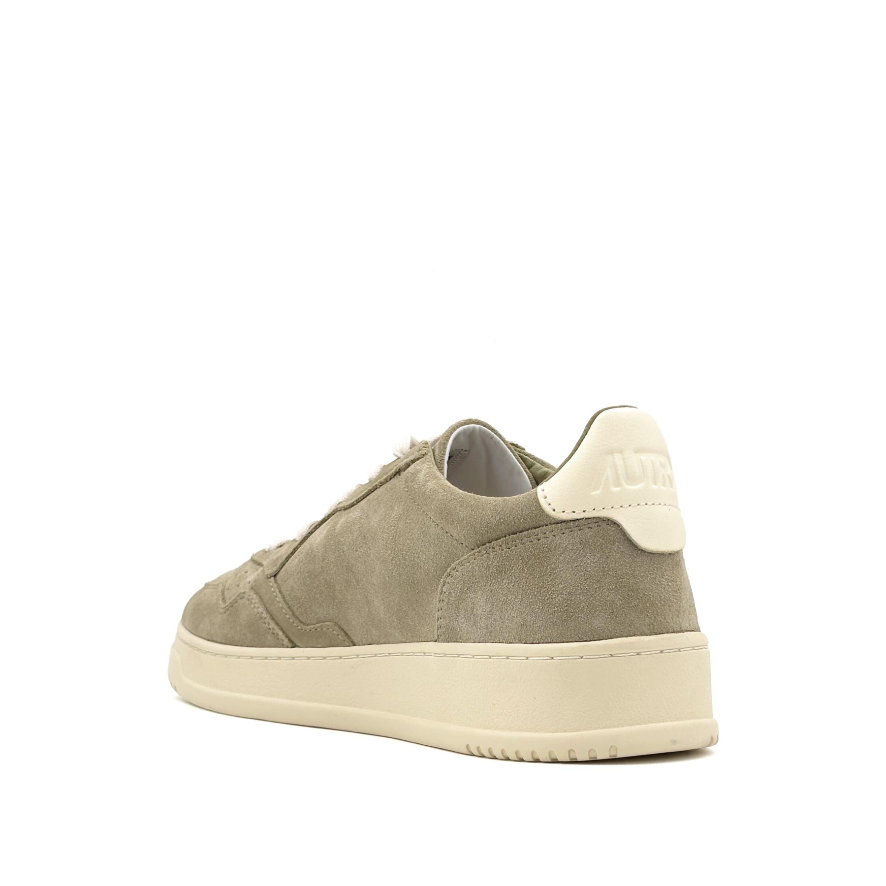 Medalist Low Man Suede Gray Green White