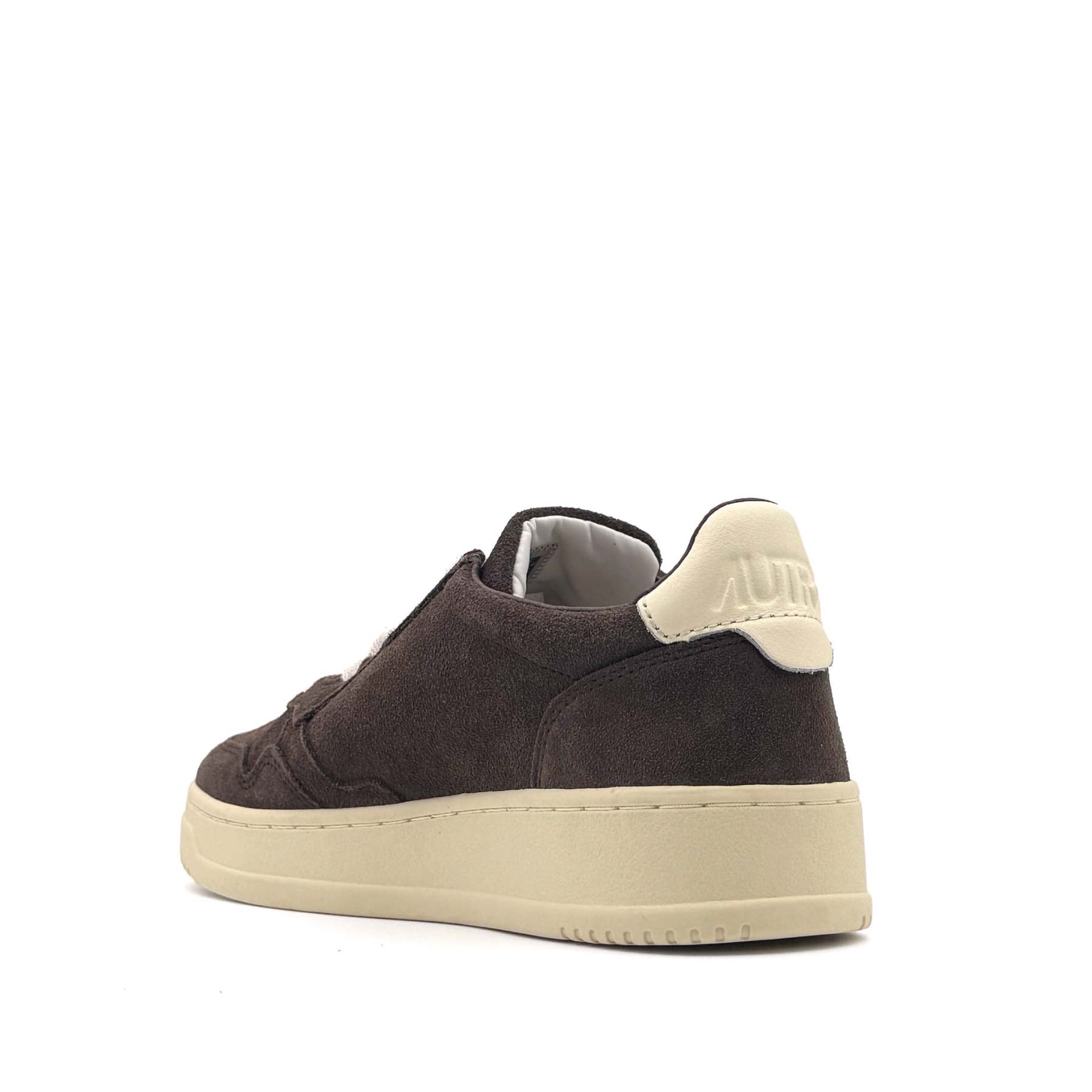 Medalist Low Women Finish Suede Moka White