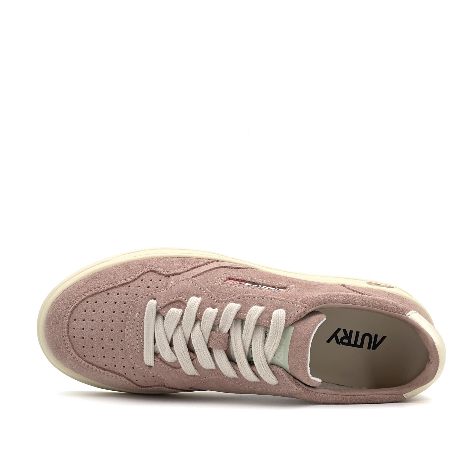 Medalist Low Women Finish Suede Rosecan White