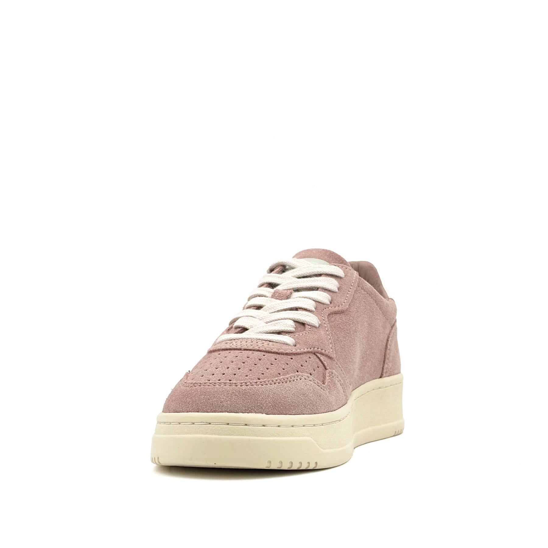 Medalist Low Women Finish Suede Rosecan White