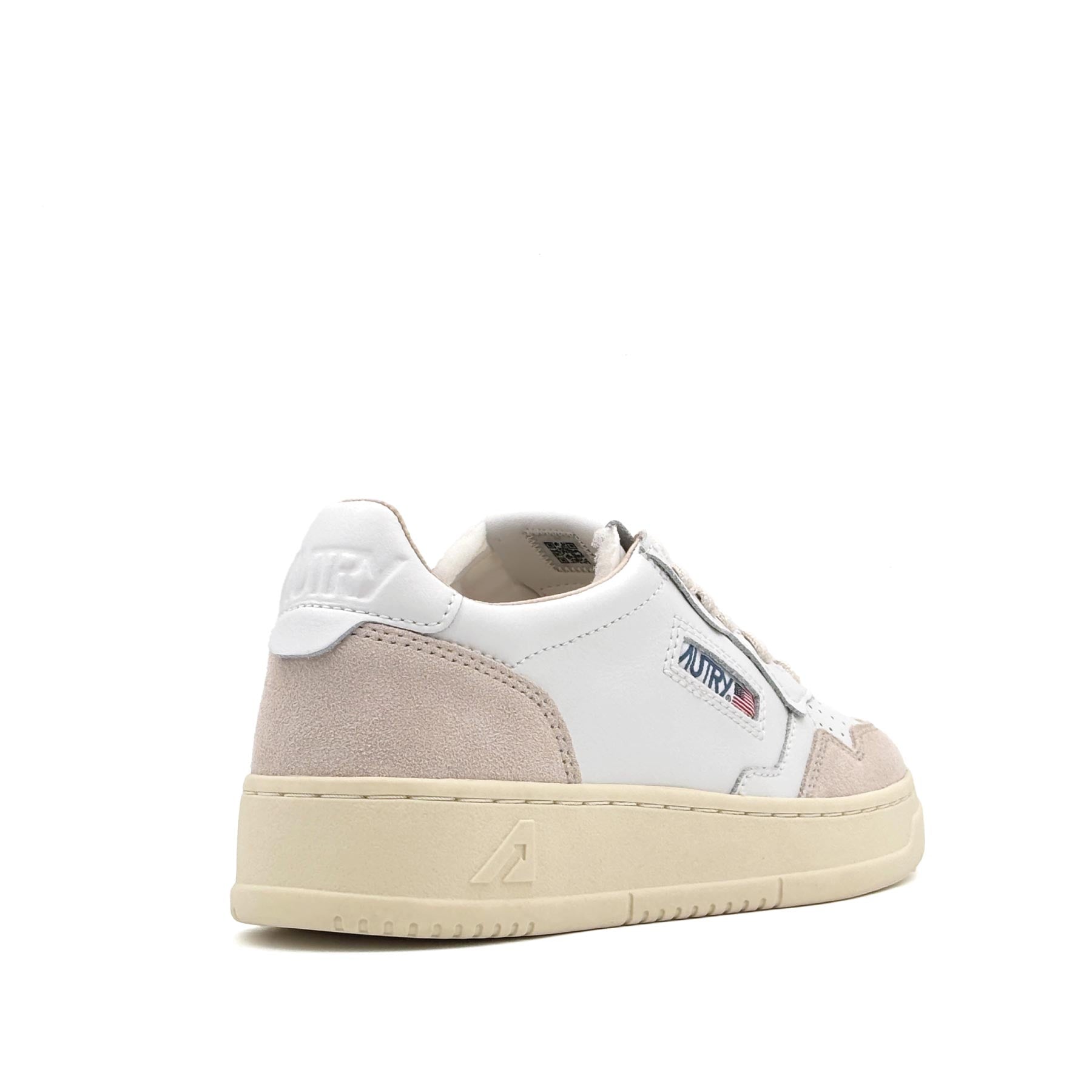 Medalist Low Women Leather Suede White