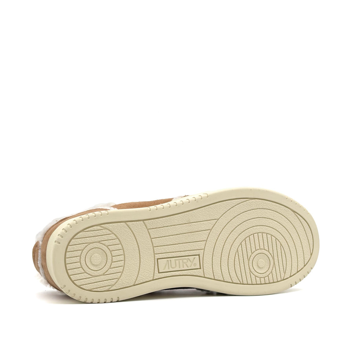 Medalist Low Women Suede Shearling Cognac