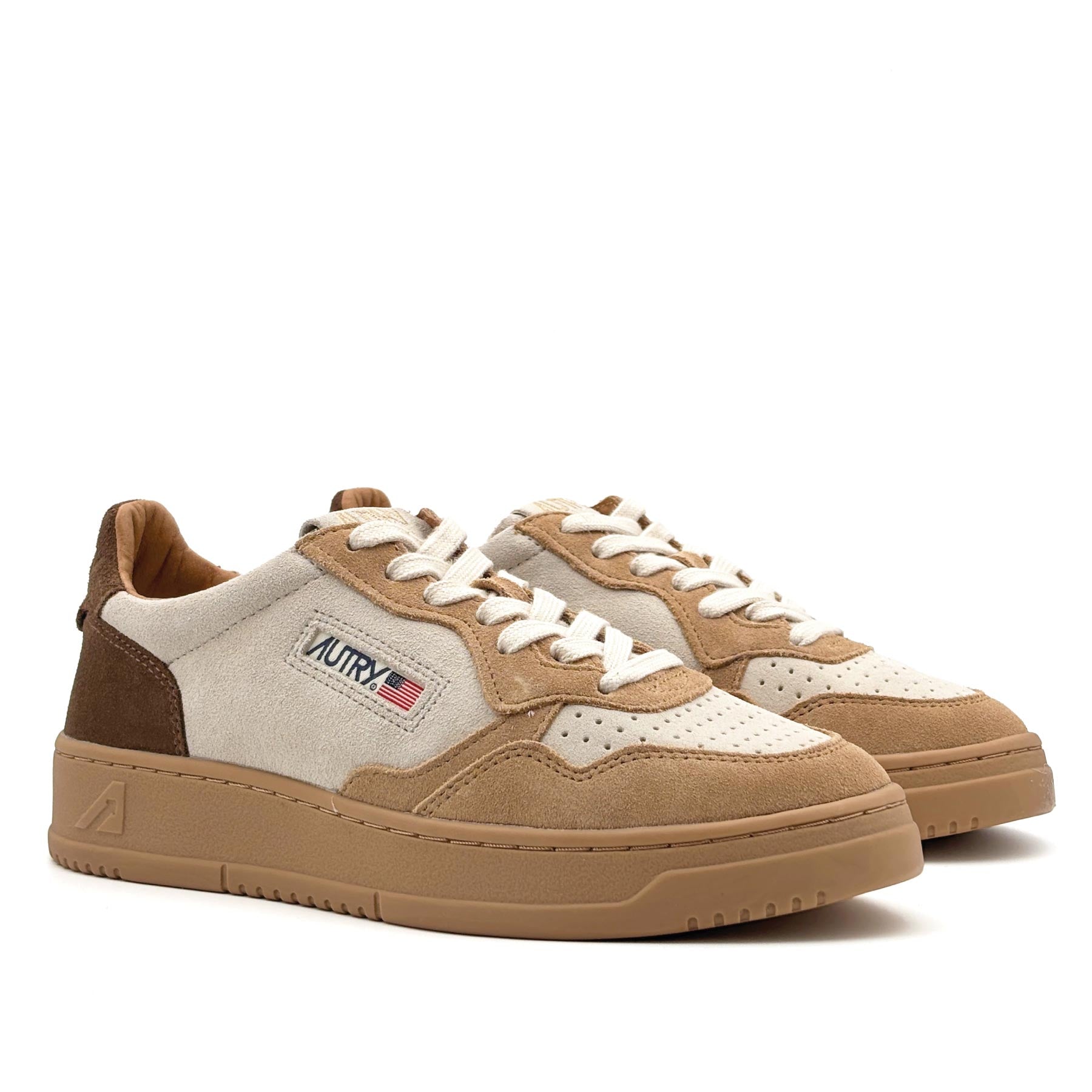 Medalist Low Women Tricolore Suede Peanut Tundra