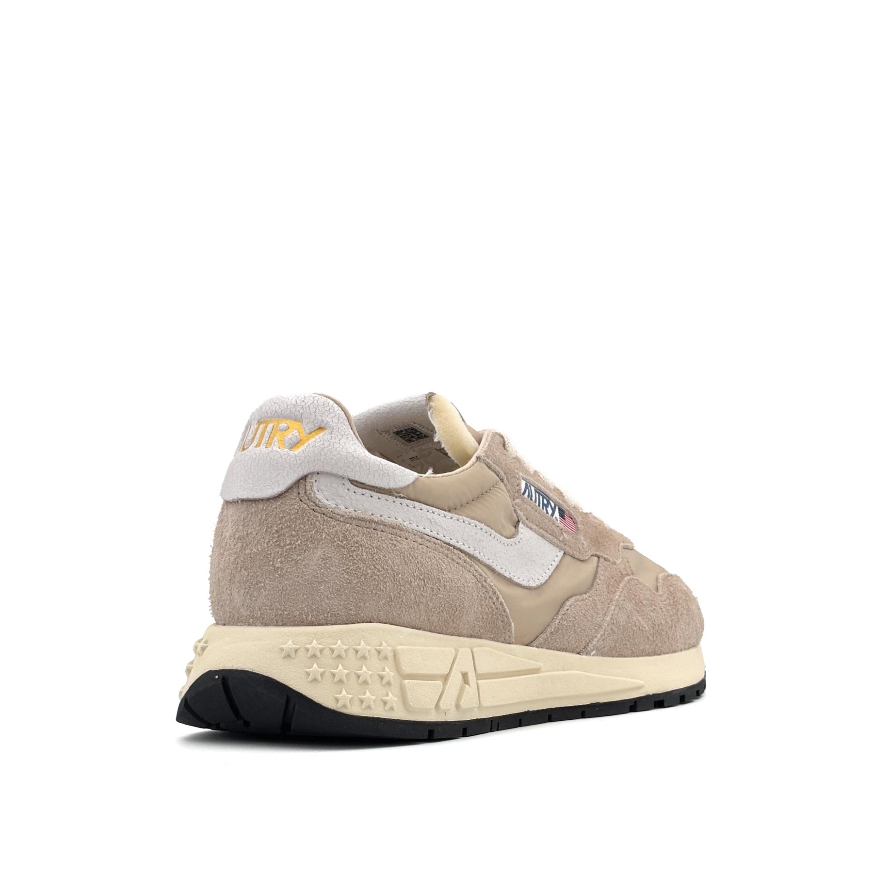Reelwind Low Man Nylon Suede White Beige