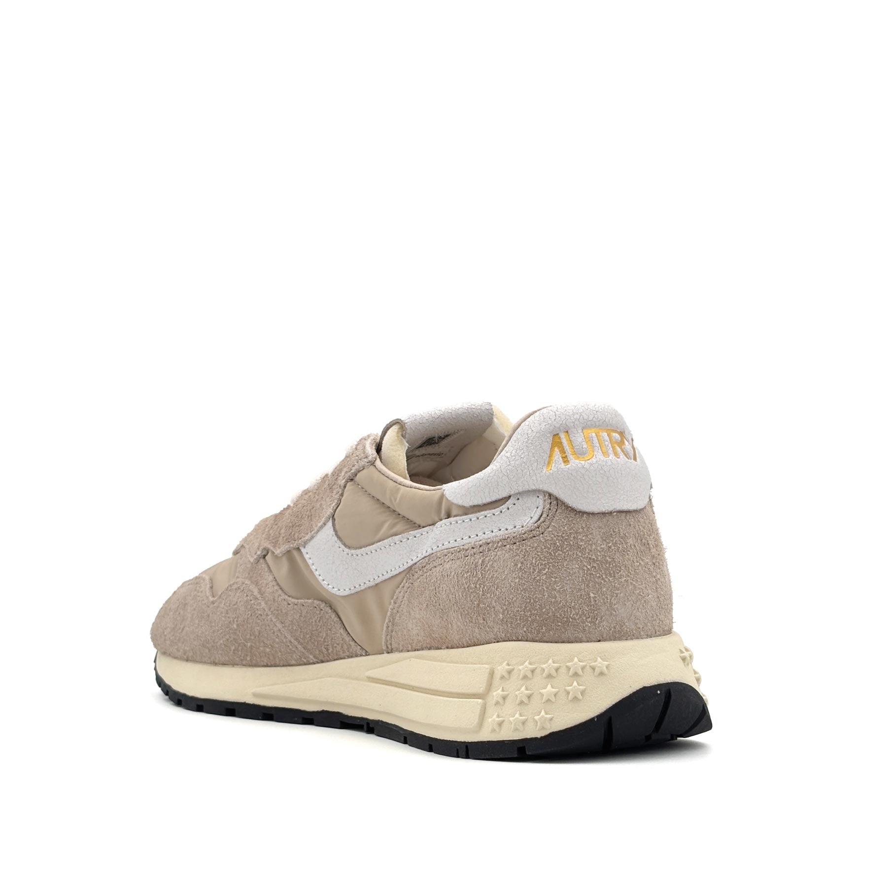 Reelwind Low Man Nylon Suede White Beige