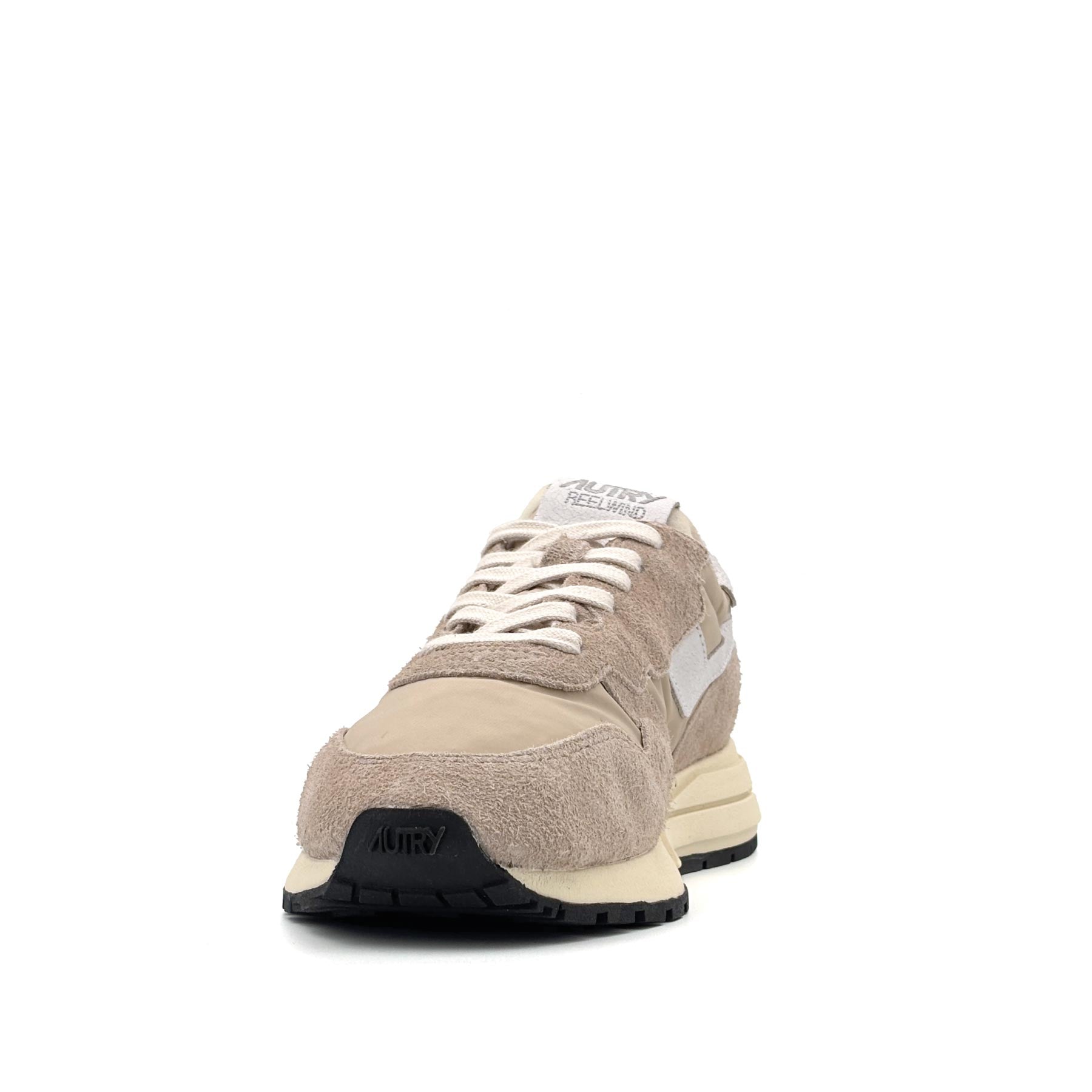Reelwind Low Man Nylon Suede White Beige