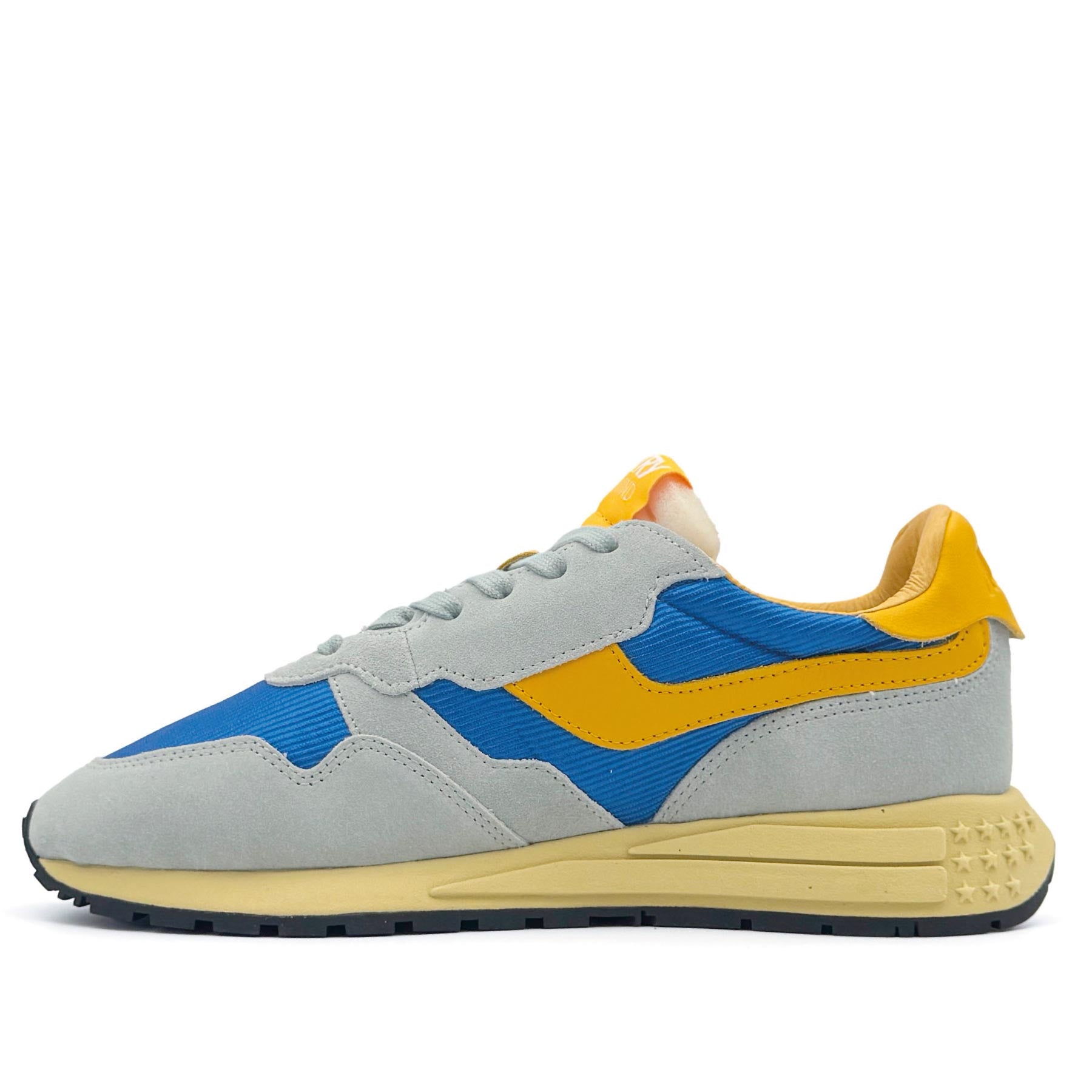 Reelwind Low Man Suede Mesh Blue Day Lily