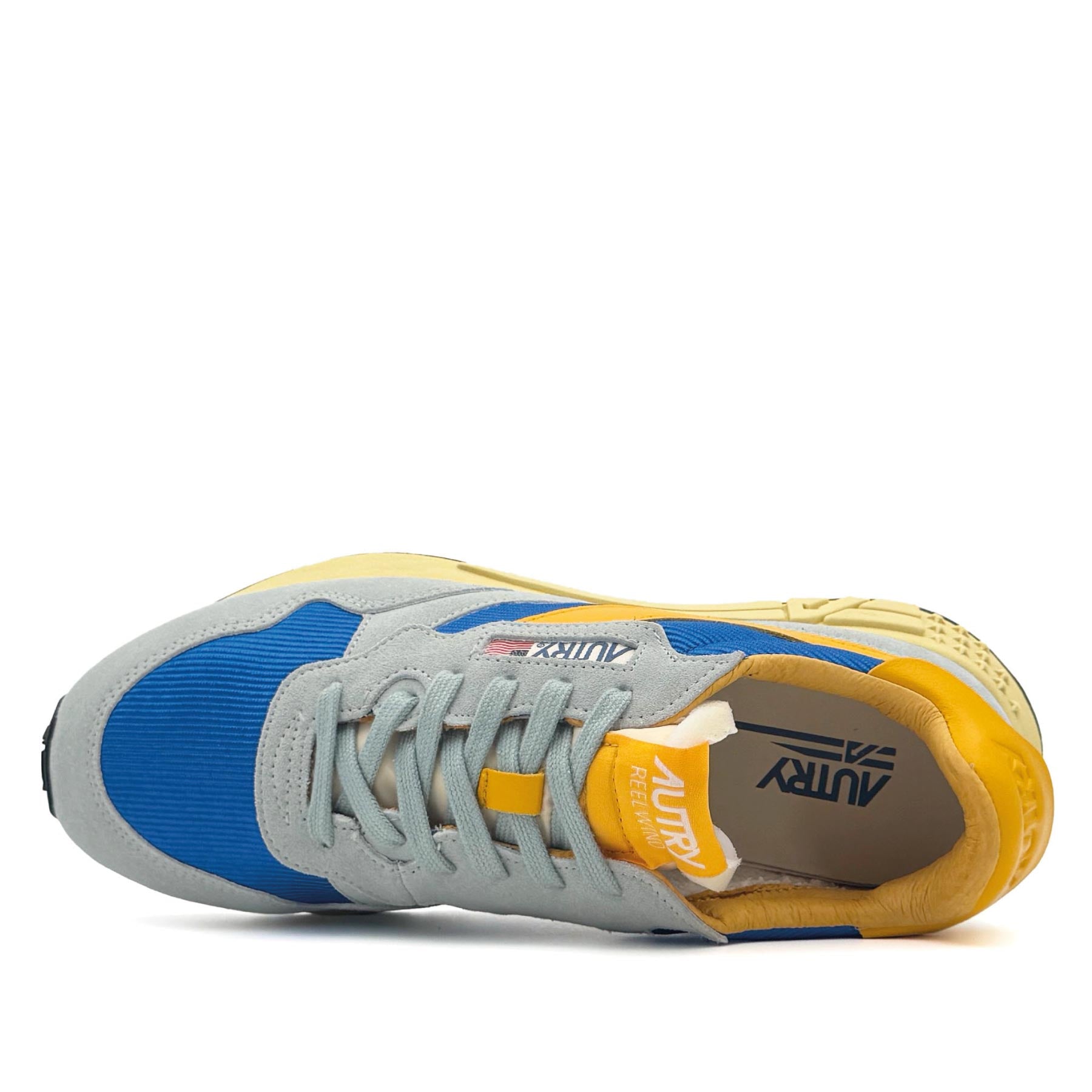 Reelwind Low Man Suede Mesh Blue Day Lily