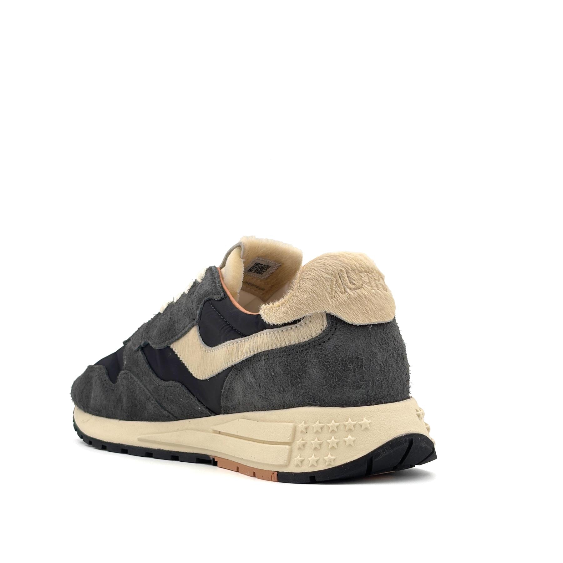 Reelwind Low Man Suede Pony Peat and Nut