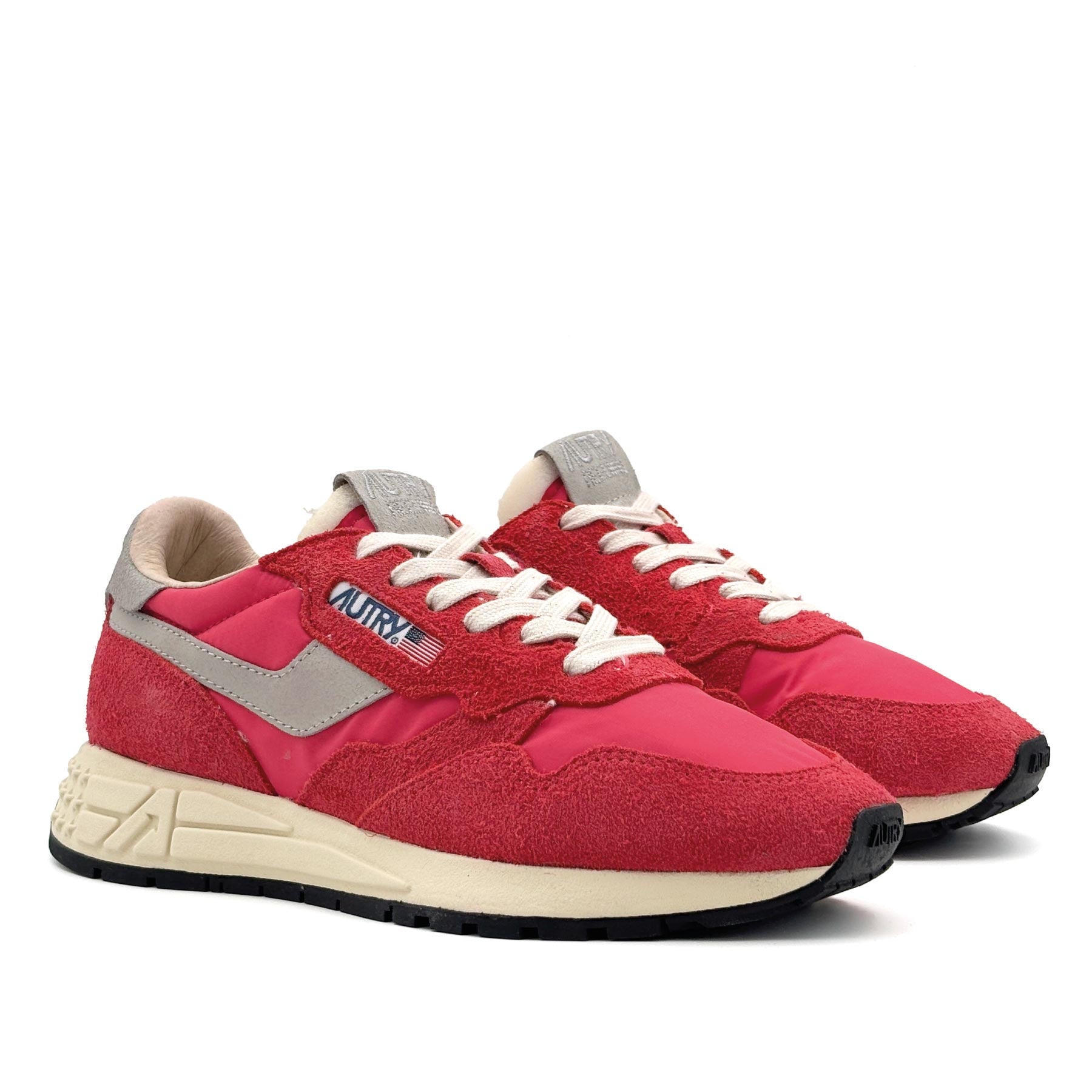 Reelwind Low Women Nylon Crack White Red