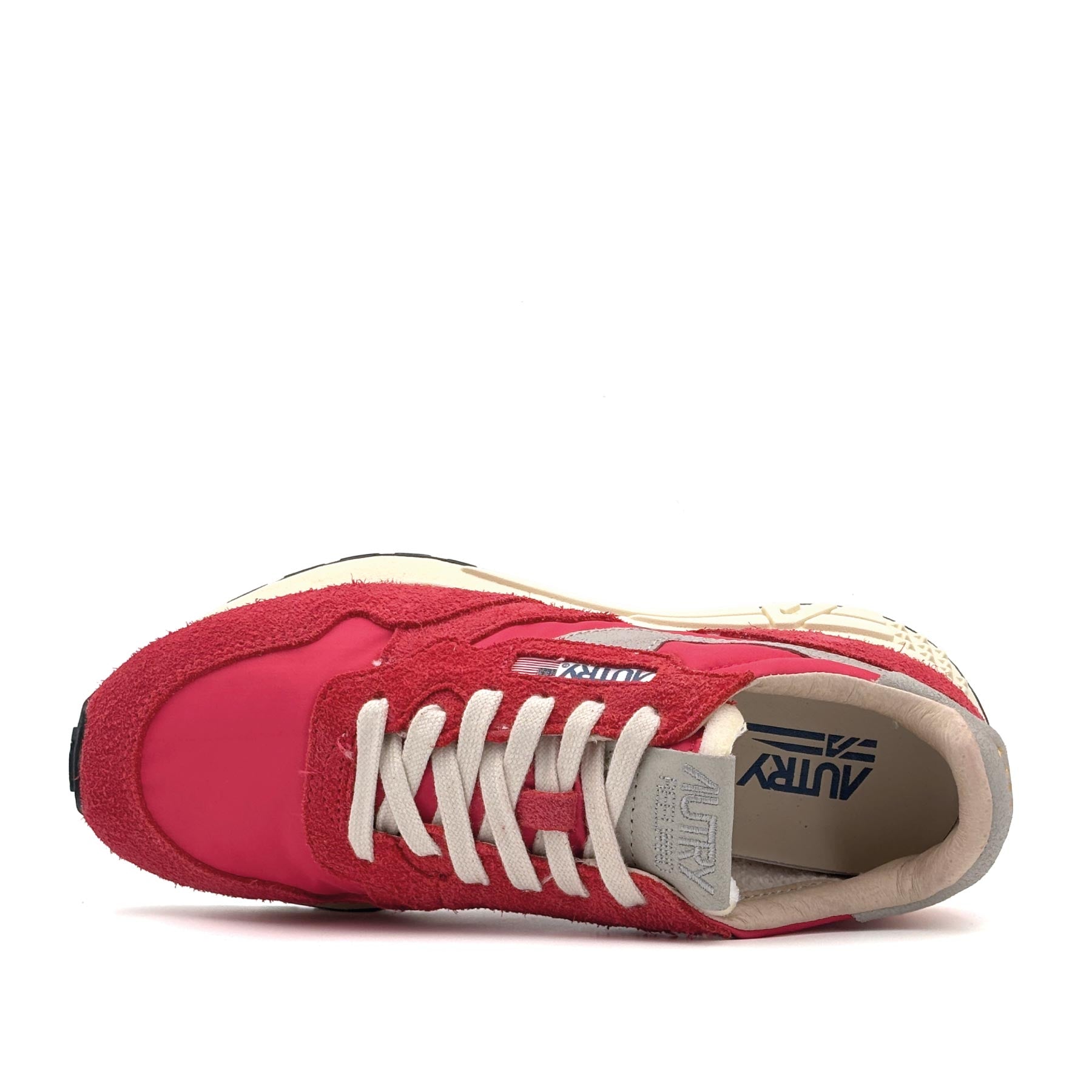 Reelwind Low Women Nylon Crack White Red
