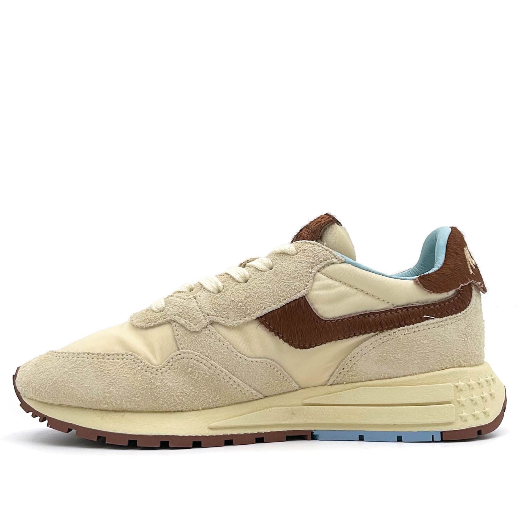 Reelwind Low Women Suede Nylon Pony Rut Brown