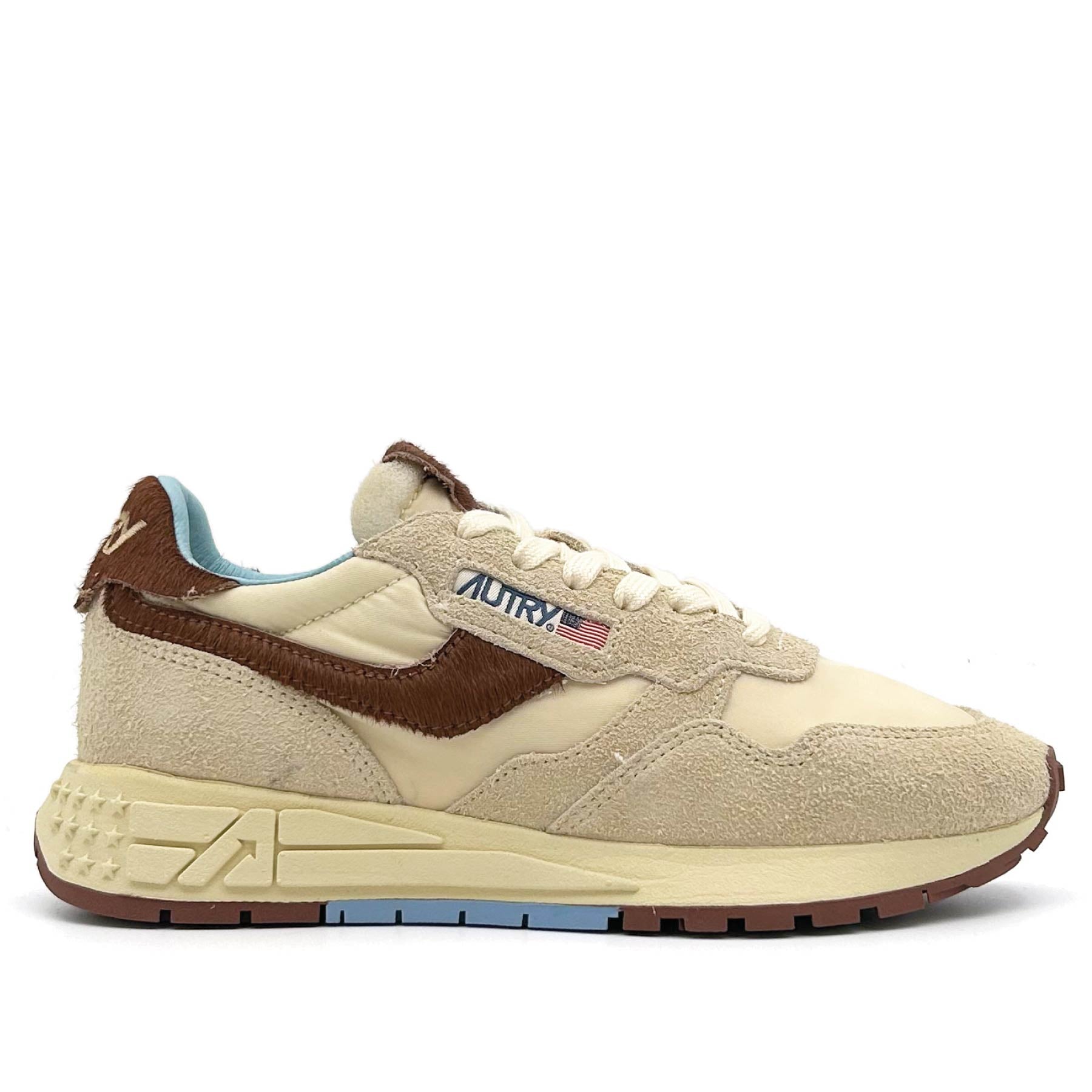 Reelwind Low Women Suede Nylon Pony Rut Brown