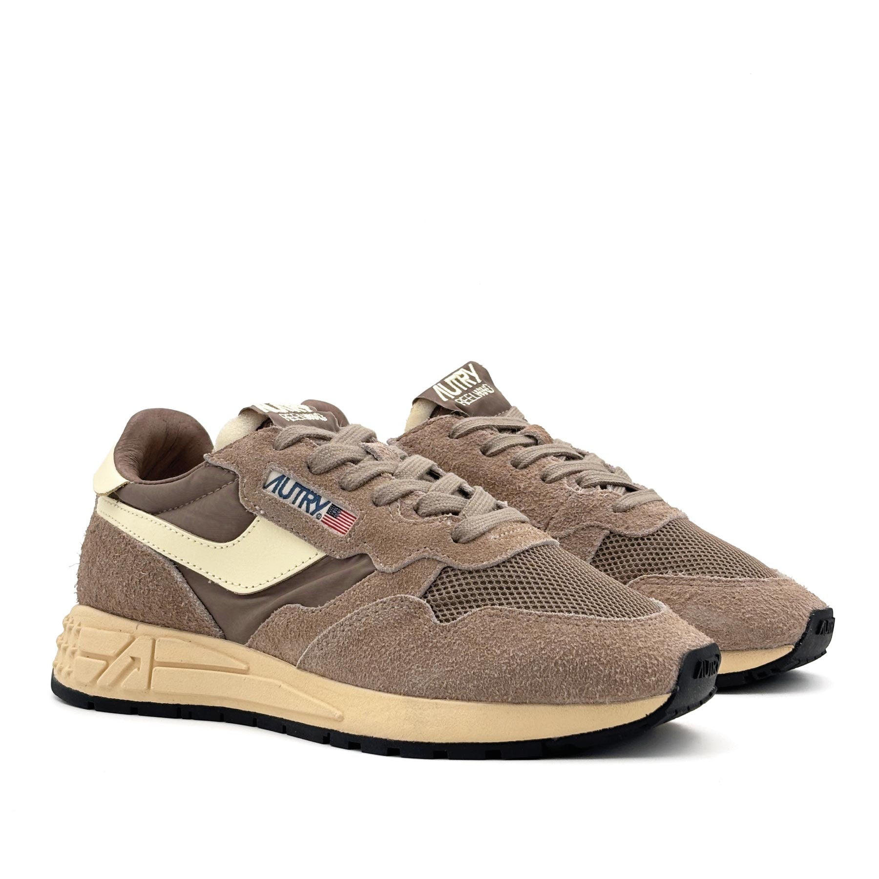 Reelwind Low Women Suede Net Croco Rutabaga