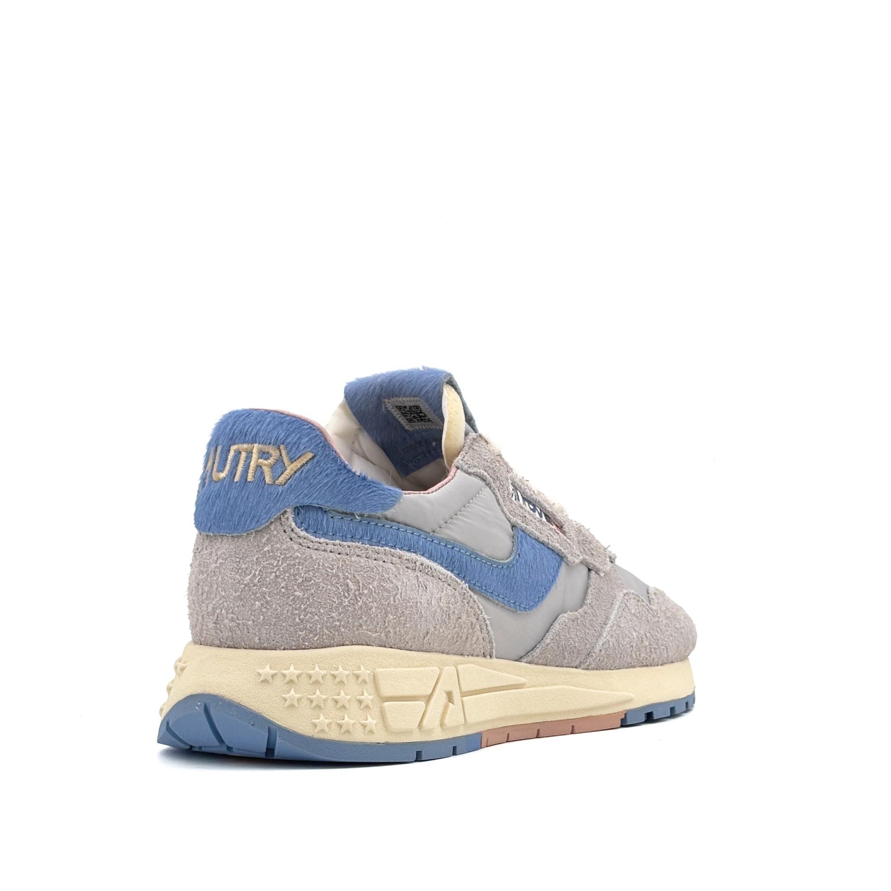 Reelwind Low Women Suede Nylon Pony Vapor Dark Blue