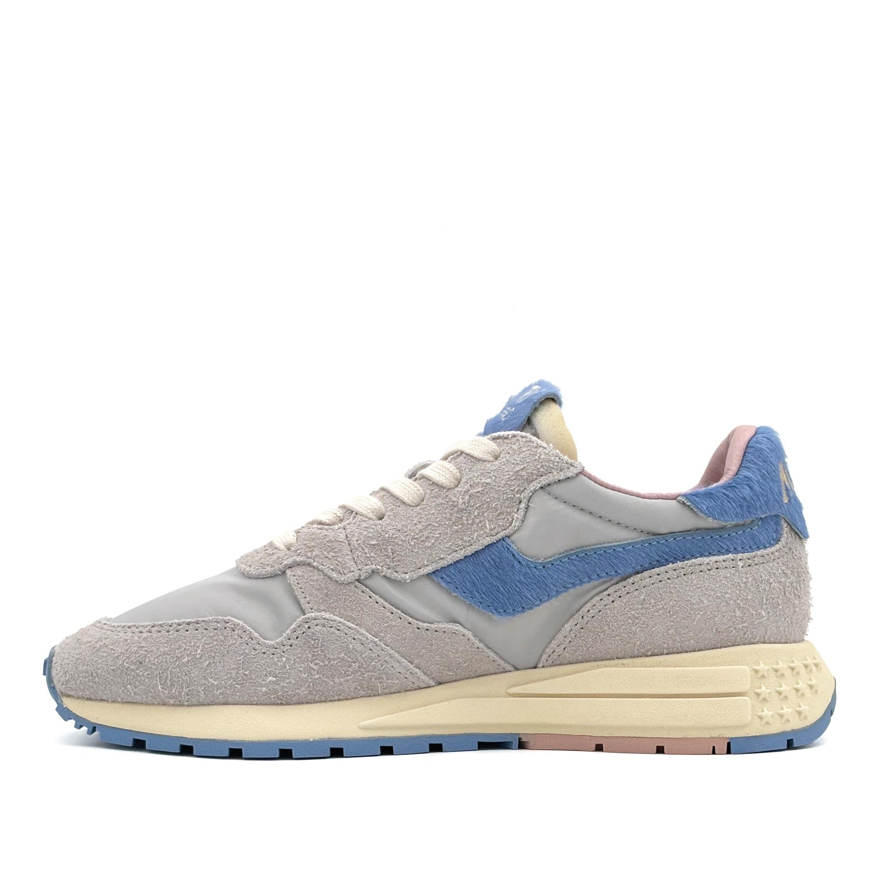 Reelwind Low Women Suede Nylon Pony Vapor Dark Blue