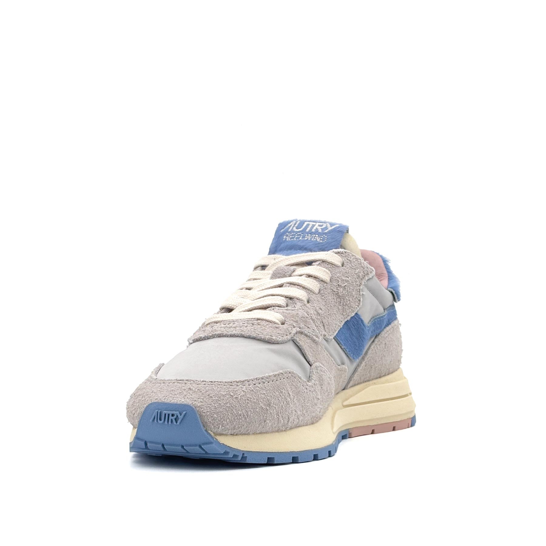 Reelwind Low Women Suede Nylon Pony Vapor Dark Blue