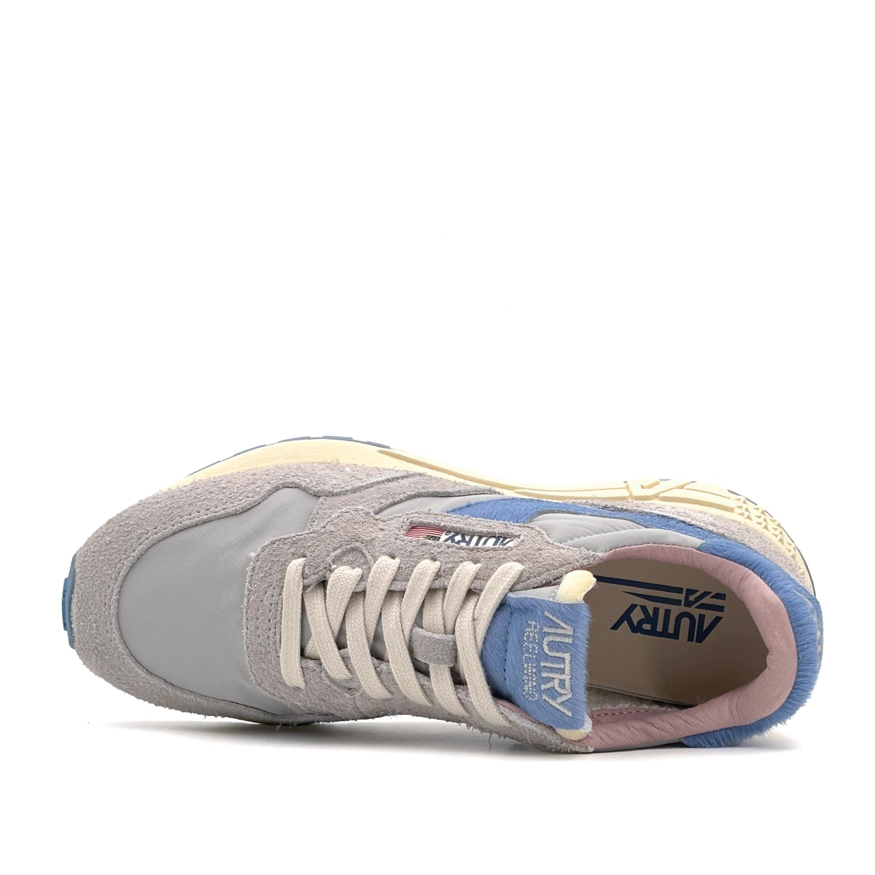 Reelwind Low Women Suede Nylon Pony Vapor Dark Blue