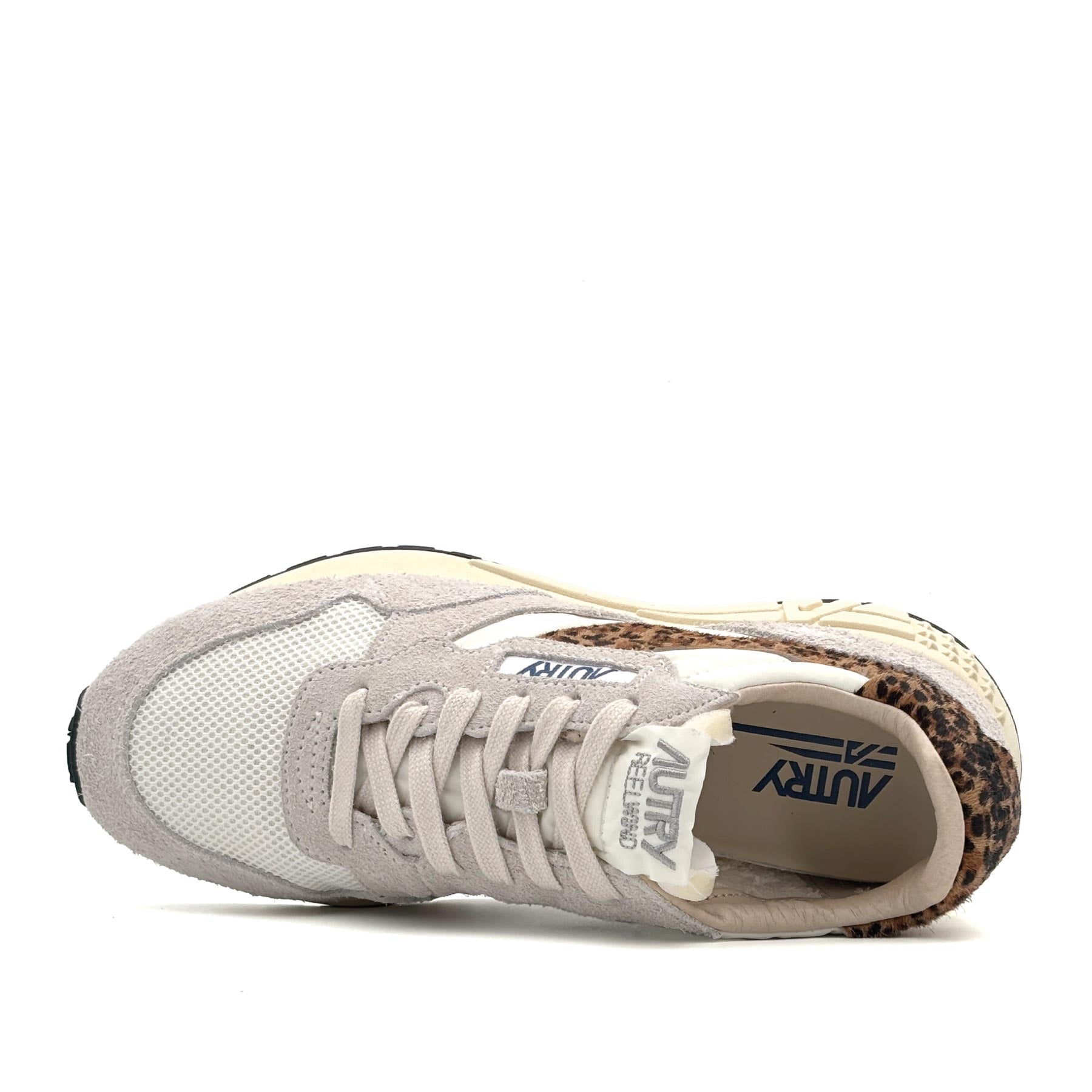 Reelwind Low Women Suede Nylon Pony White Leo