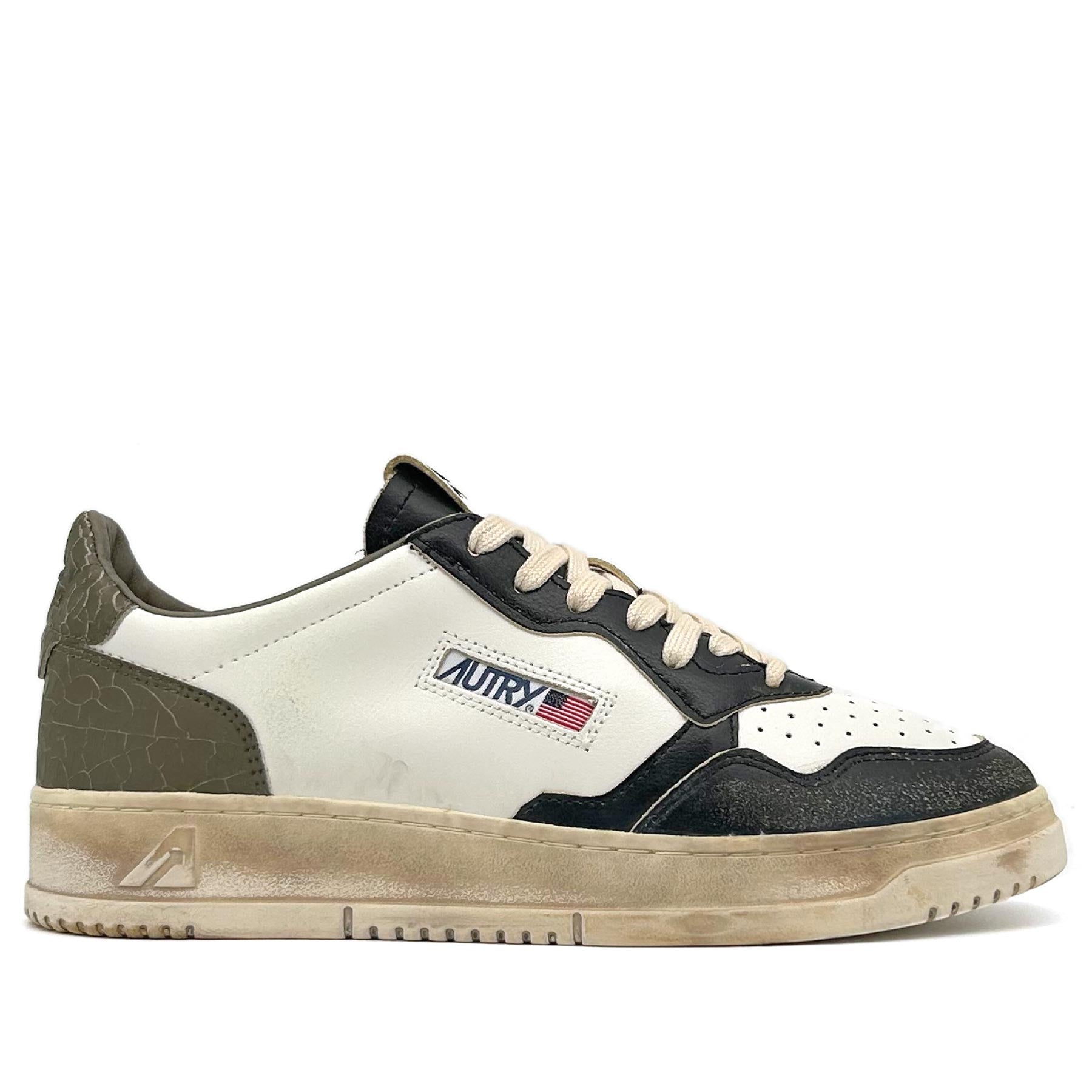 Super Vintage Low Man Leather Cvg Black