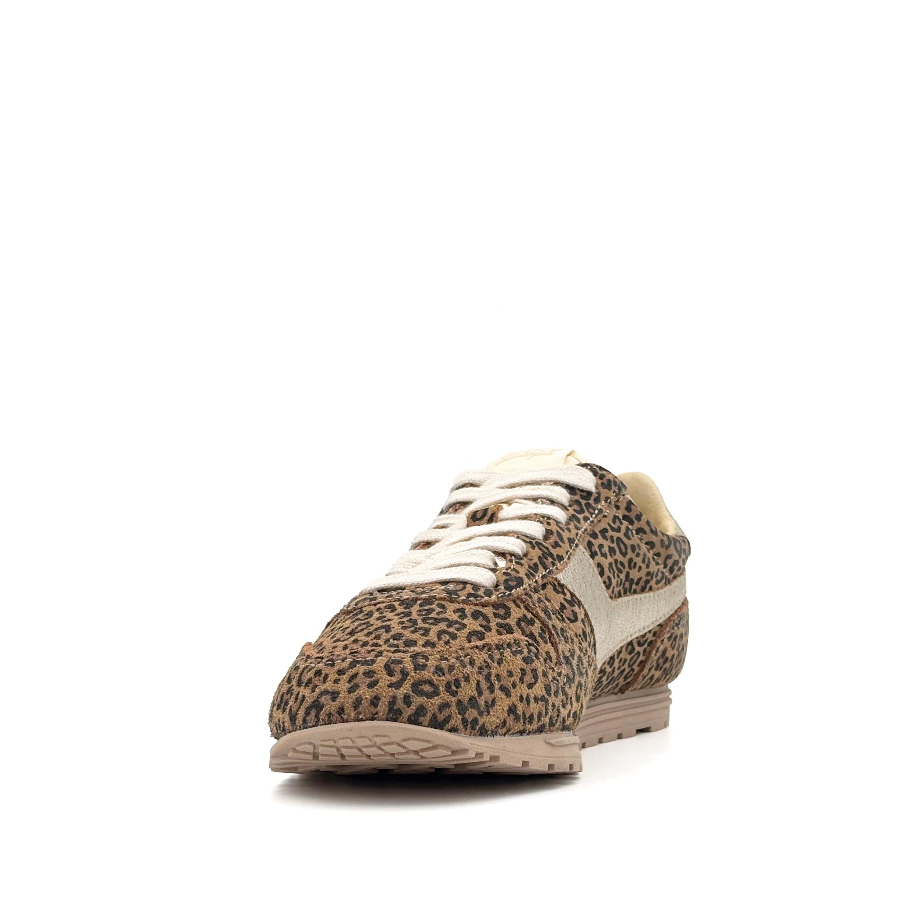 Windspin Low Women Suede Leopard Leo Platinum