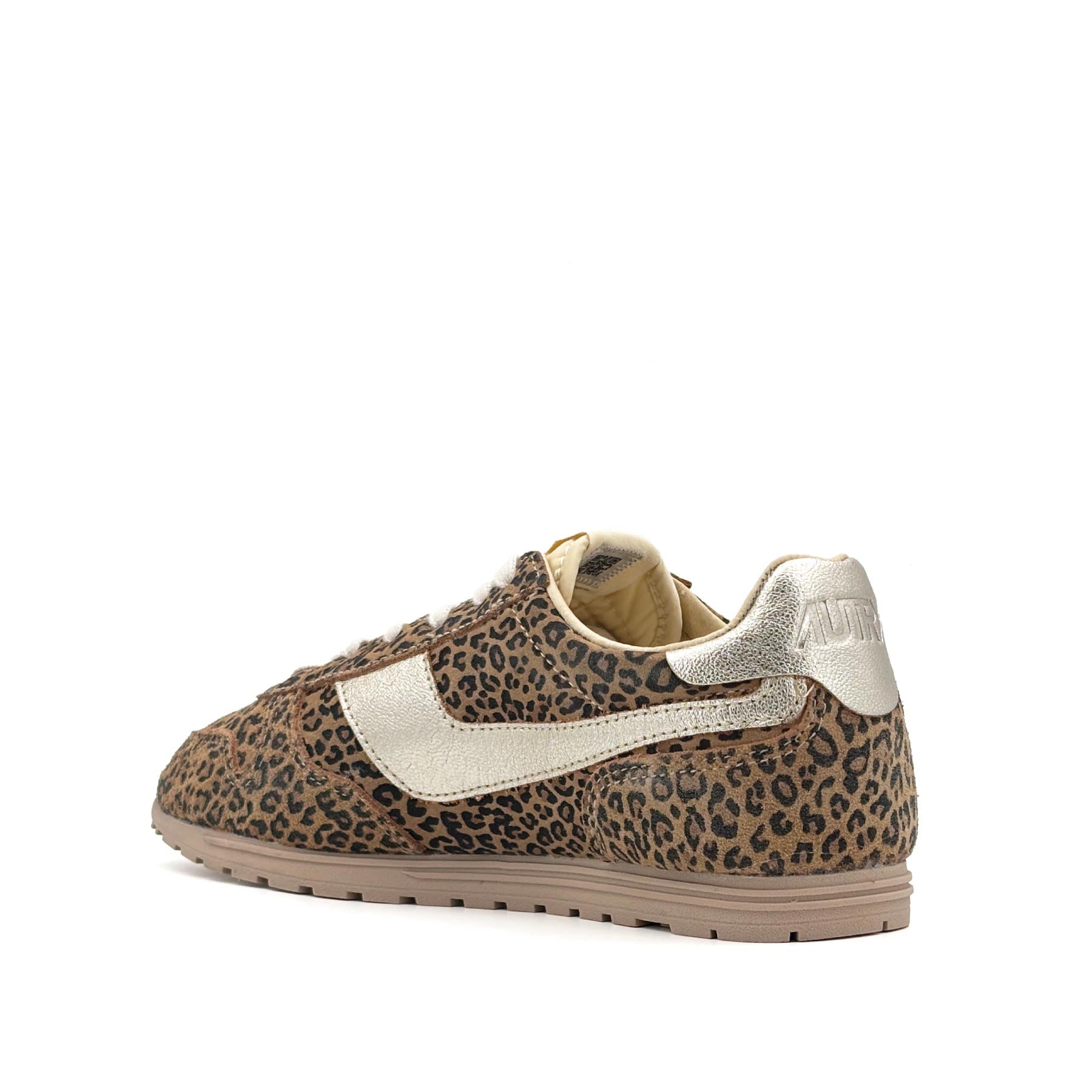 Windspin Low Women Suede Leopard Leo Platinum