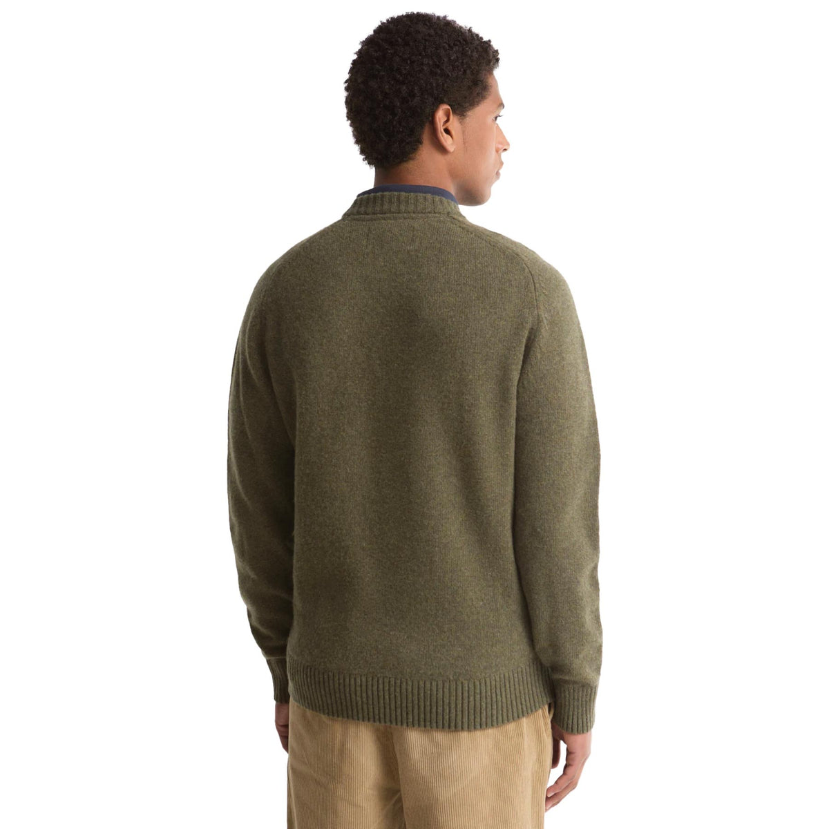 Newtown Crew Neck Sweater Mid Olive