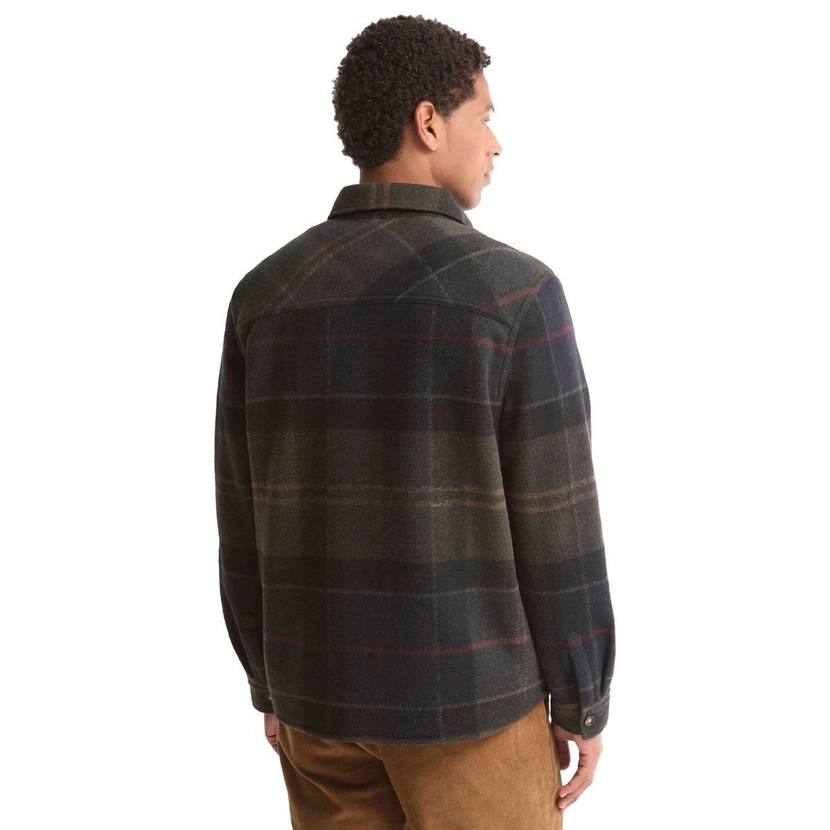 Woodlane Brushed Check Overshirt Classic Tartan