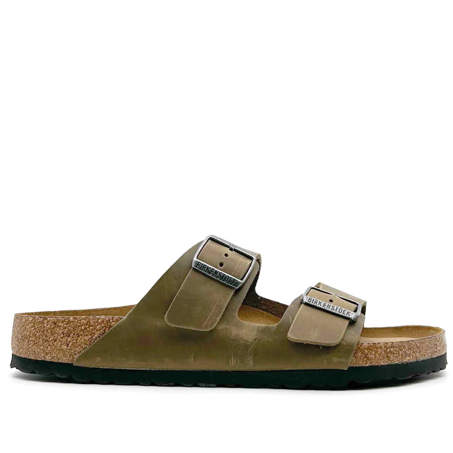 Arizona Mjukfotbädd Normal Faded Khaki Leather