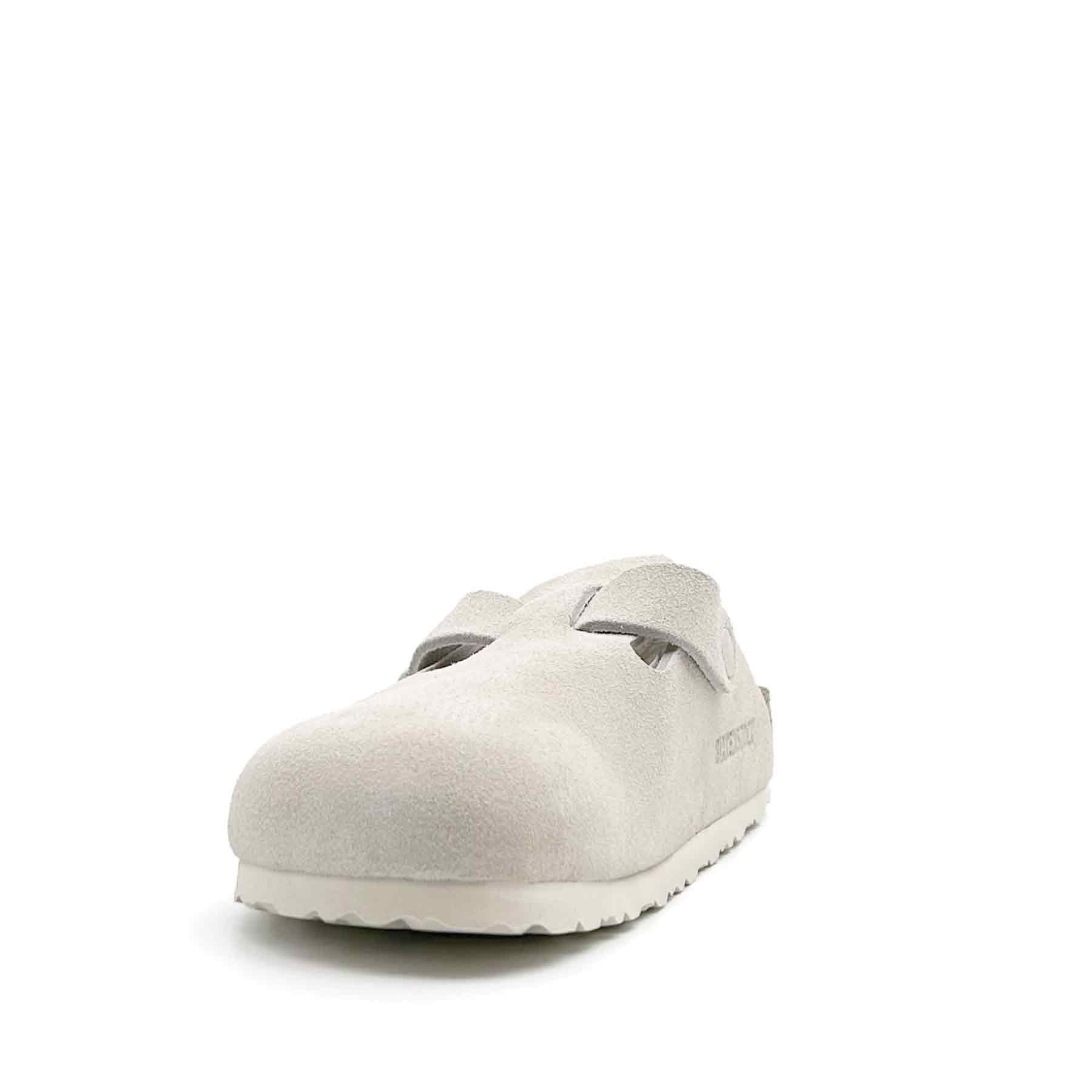 Boston Antique White Suede Smal