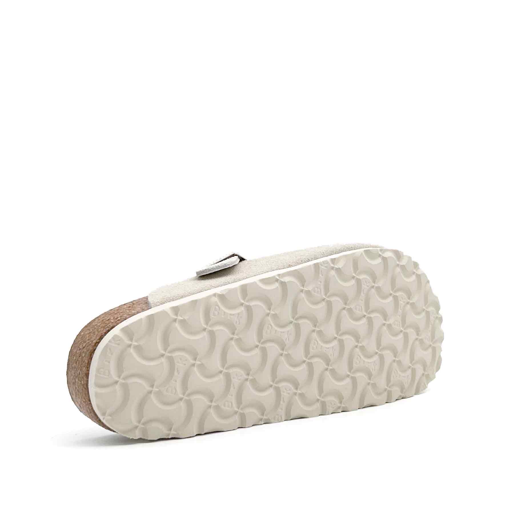 Boston Antique White Suede Smal