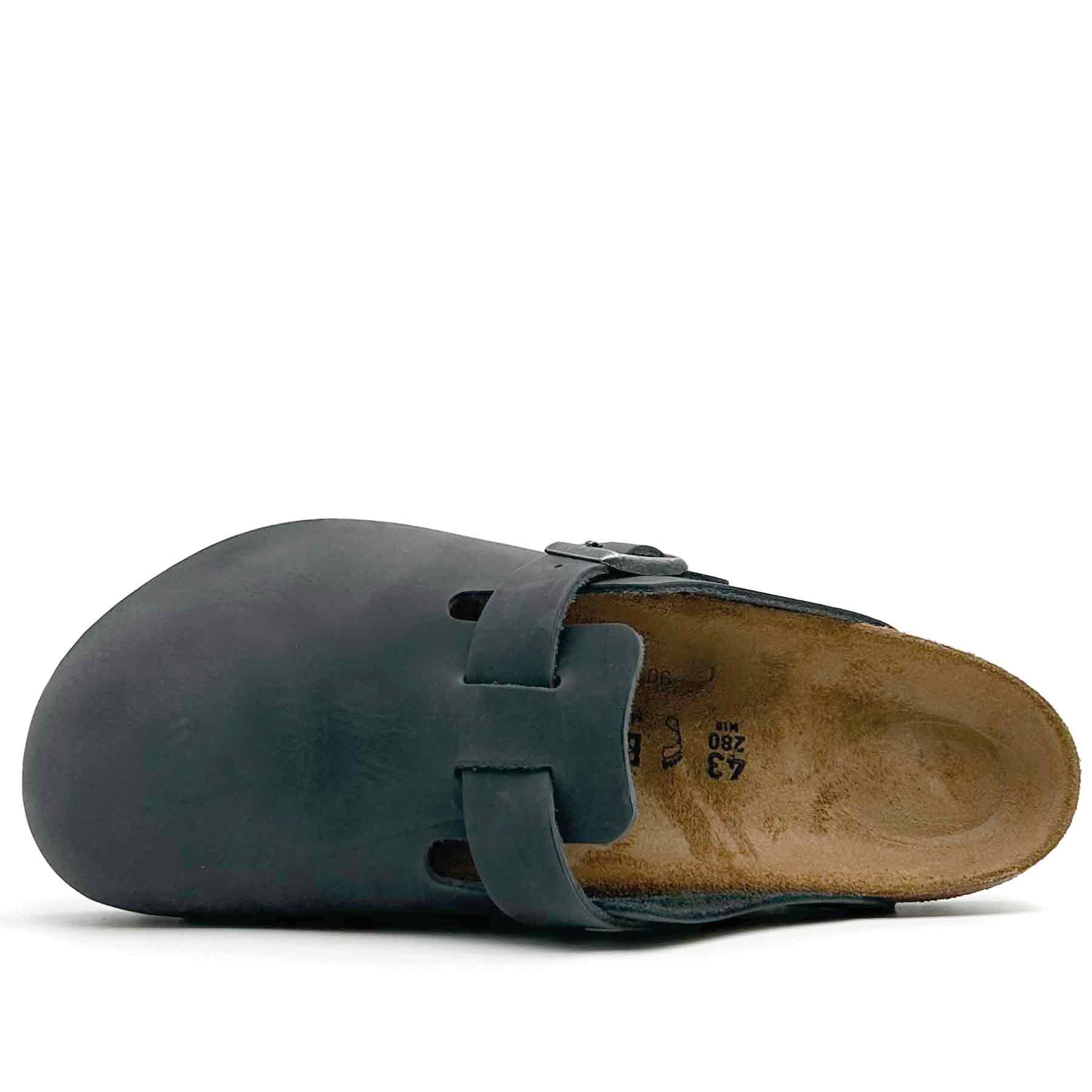 Boston Oiled Leather Black