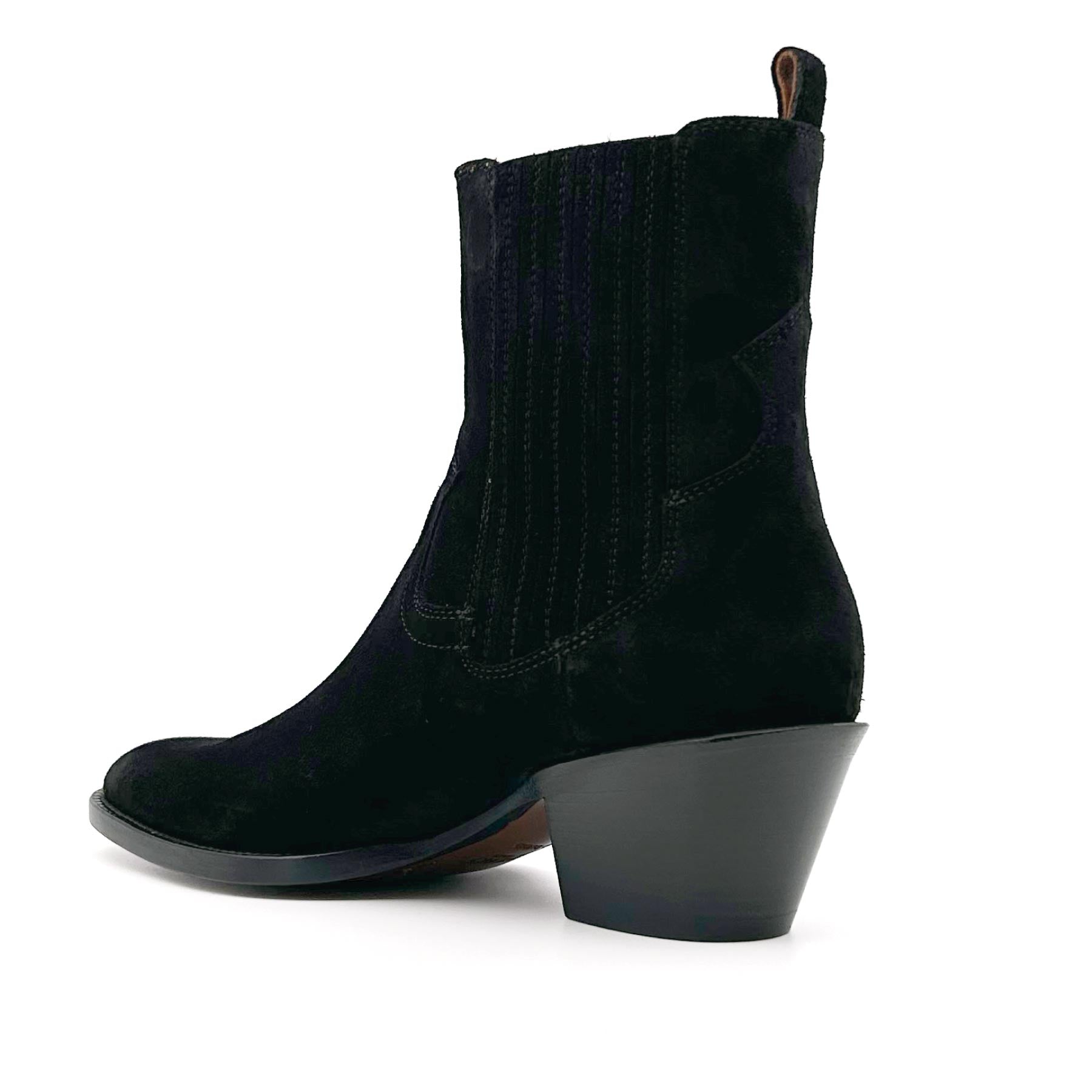 Annie Ankle Boots Black Suede