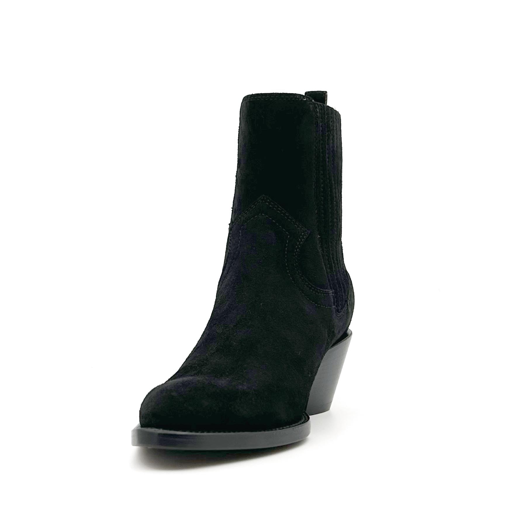 Annie Ankle Boots Black Suede