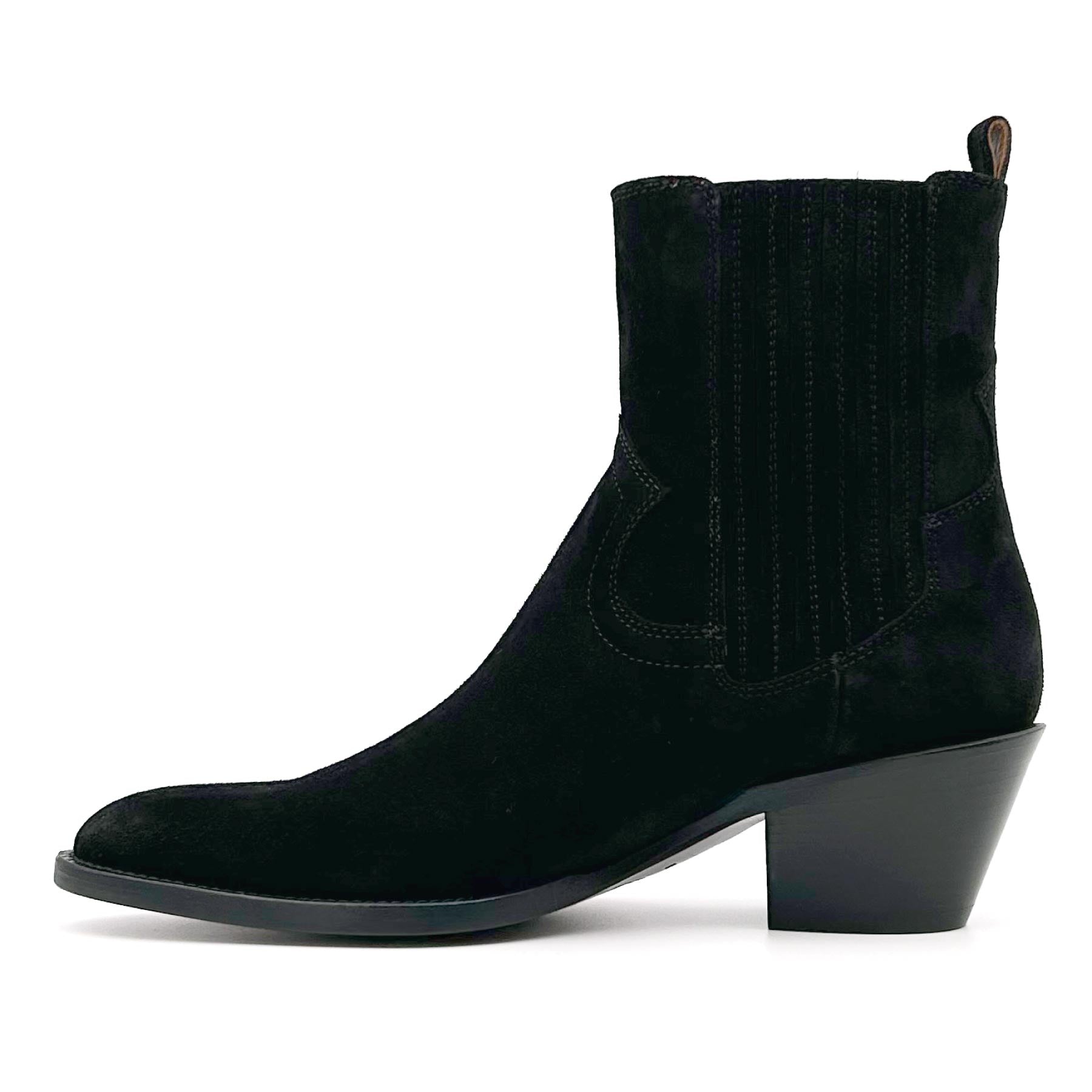 Annie Ankle Boots Black Suede