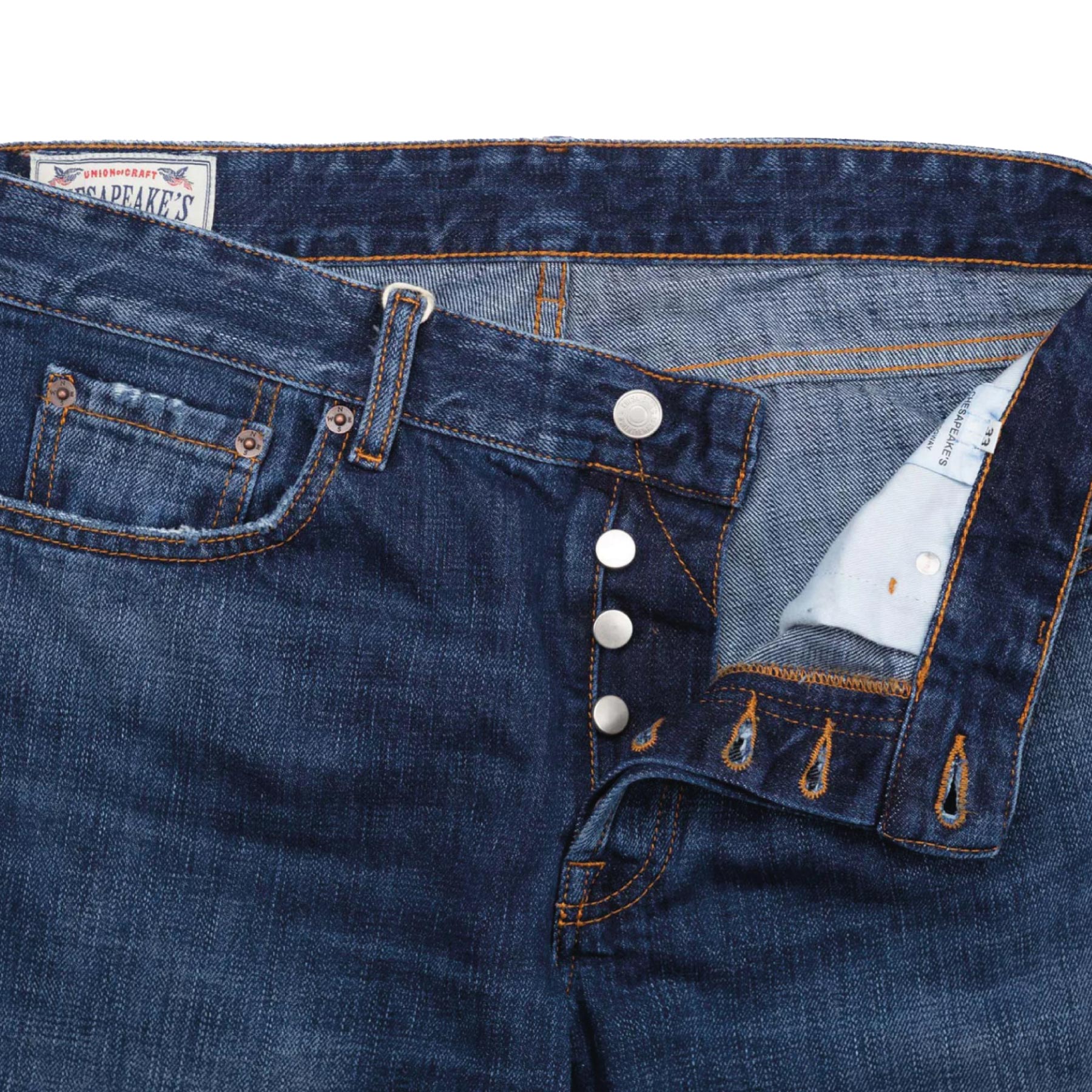 Denim Pant Selvedge Ridgway Stone Wash